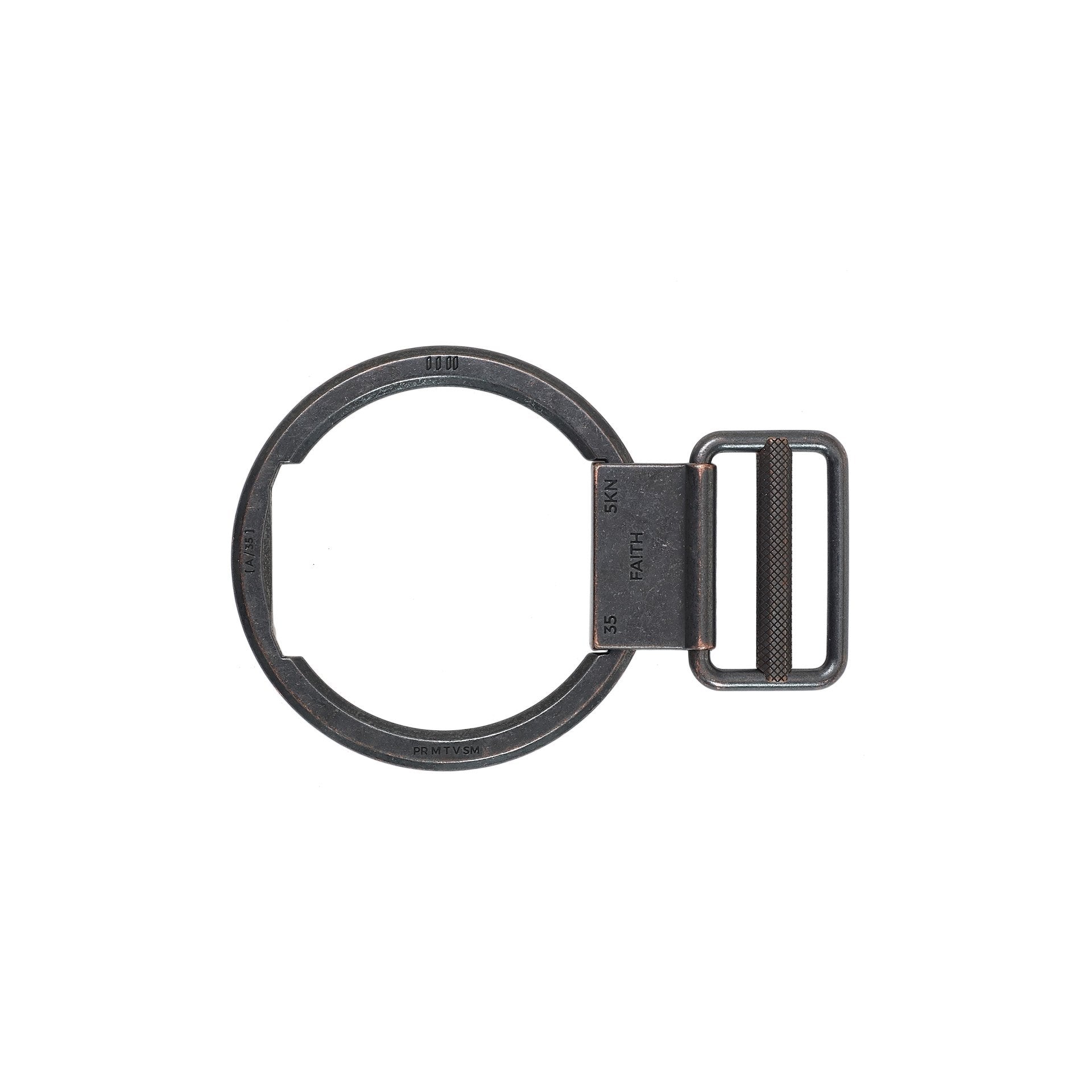 Faith Lock Belt/Keyring, Black
