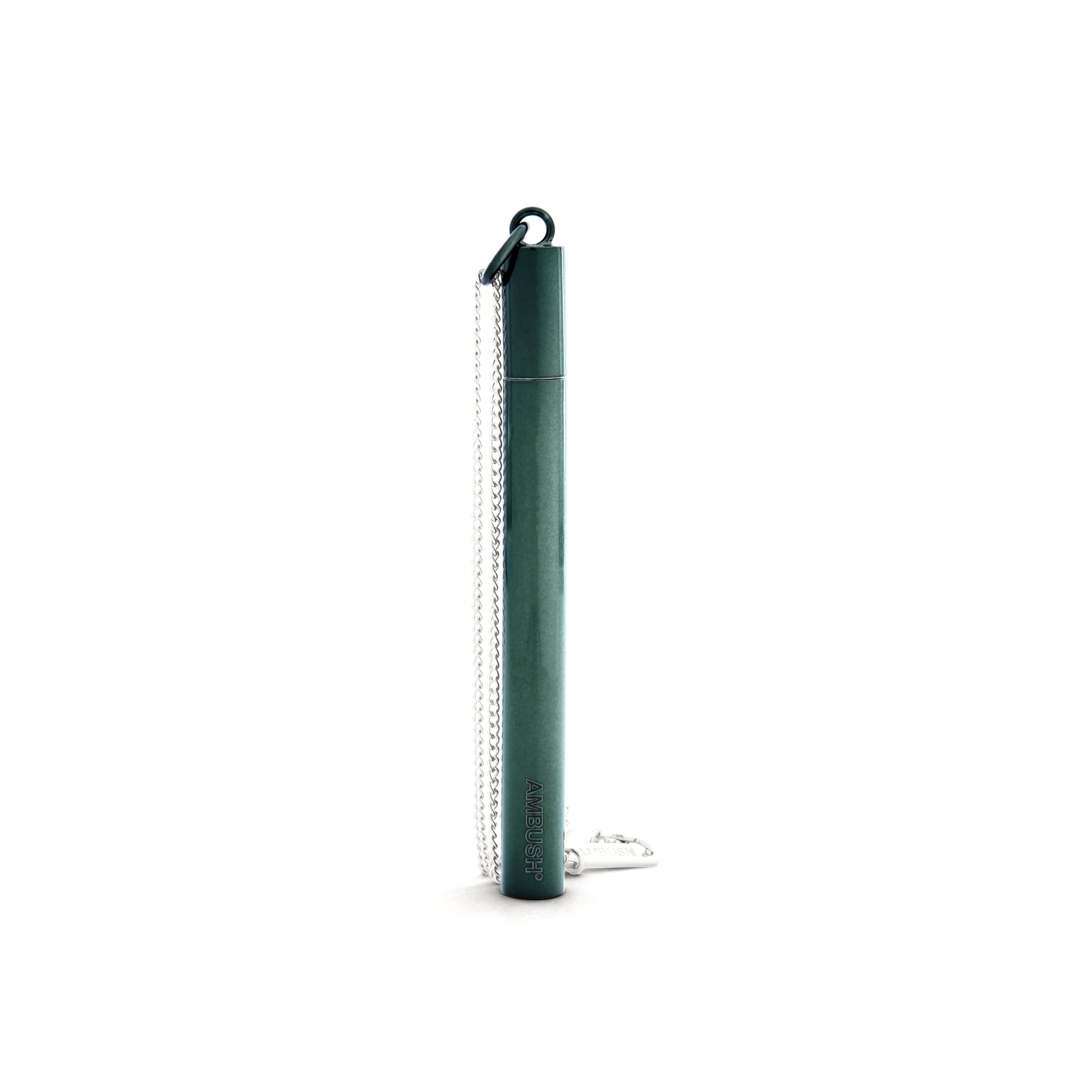 SSS Cigarette Case Necklace, Dark Green