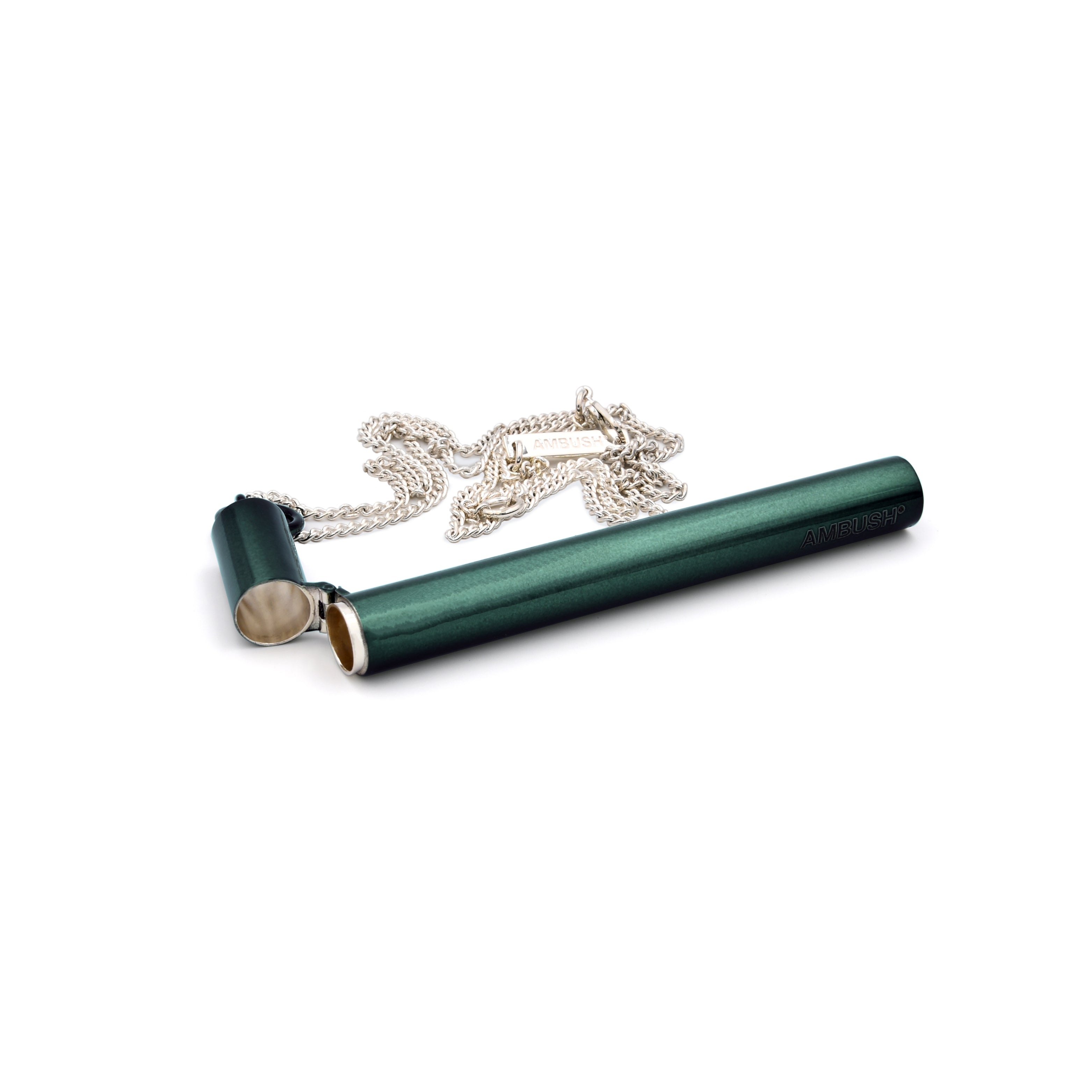 SSS Cigarette Case Necklace, Dark Green | #size_One Size fits all