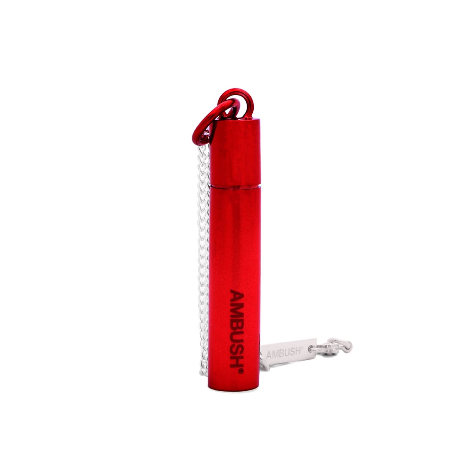 SSS Pill Case Necklace, Red