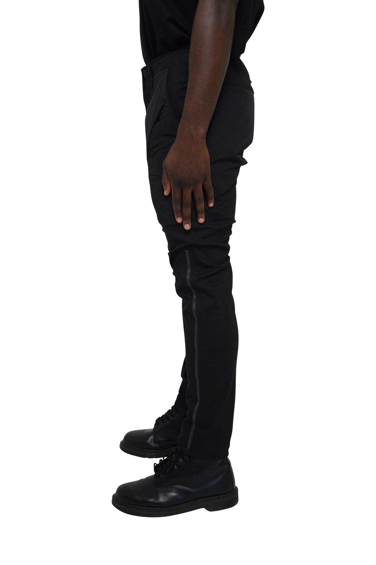 Geo Cargo Trousers, Black