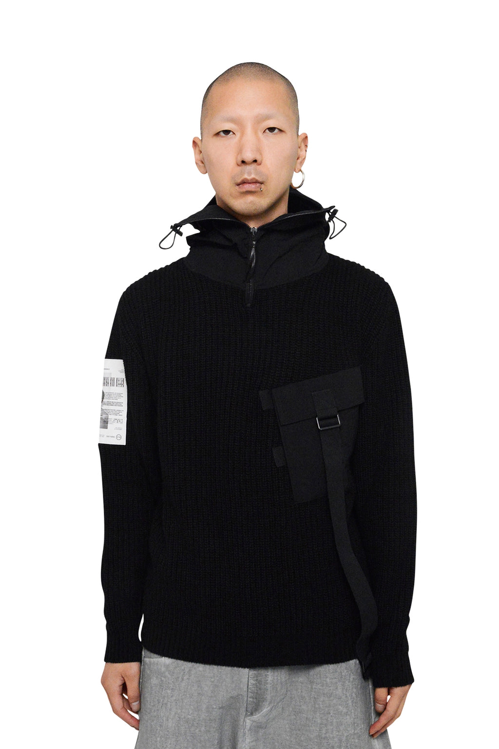 MAGILE Knit Hoodie - M | #size_us M = jp 2 = eu 48
