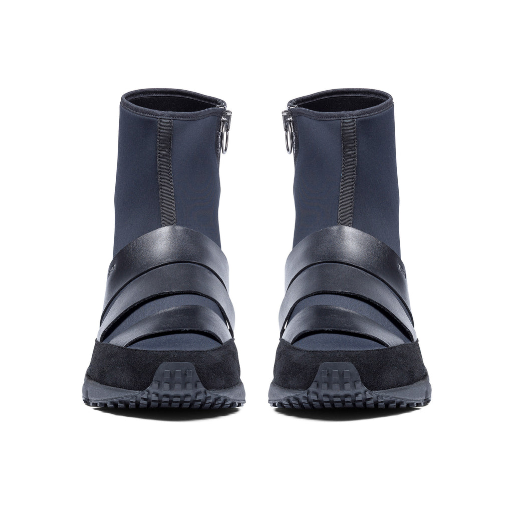 Flash High-Top Sneakers, Black/Blue