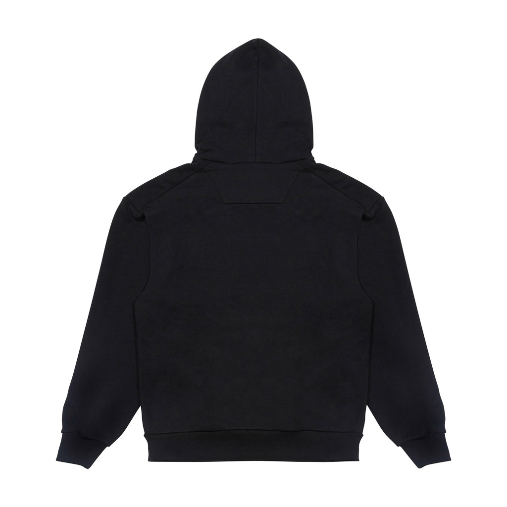 Printed Hoodie, REGULAR FIT, black