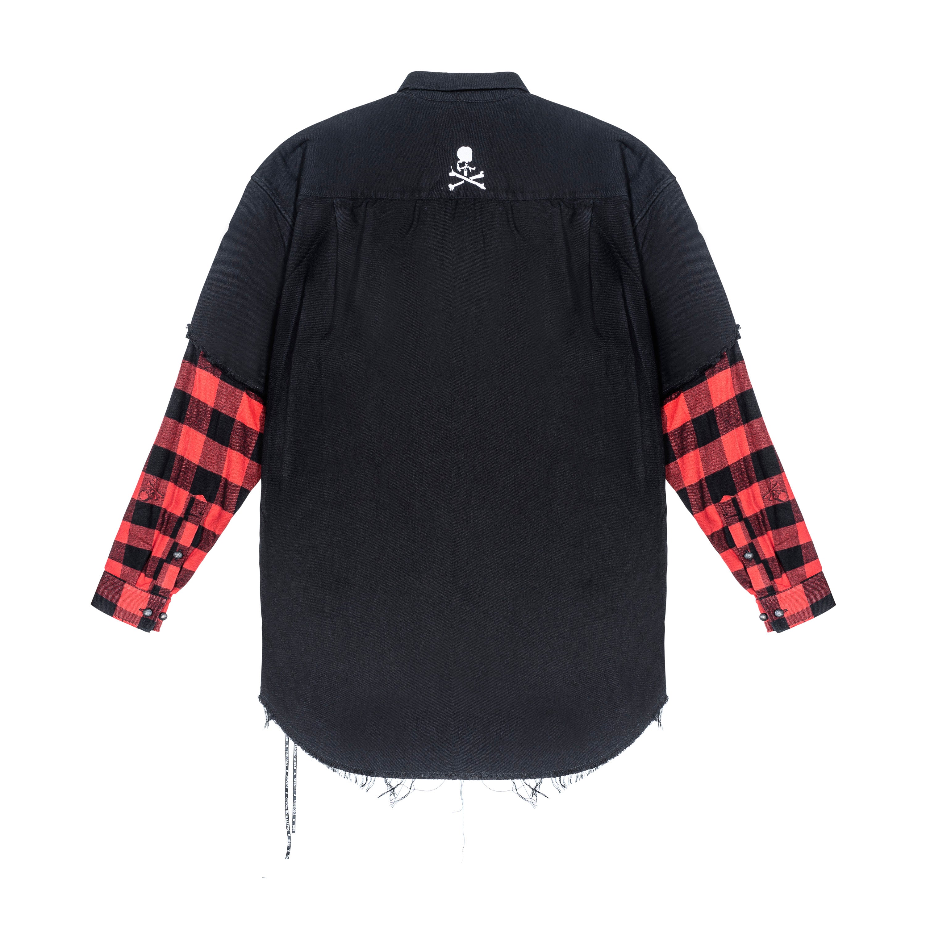 FLANNEL SHIRT, BLACK/RED