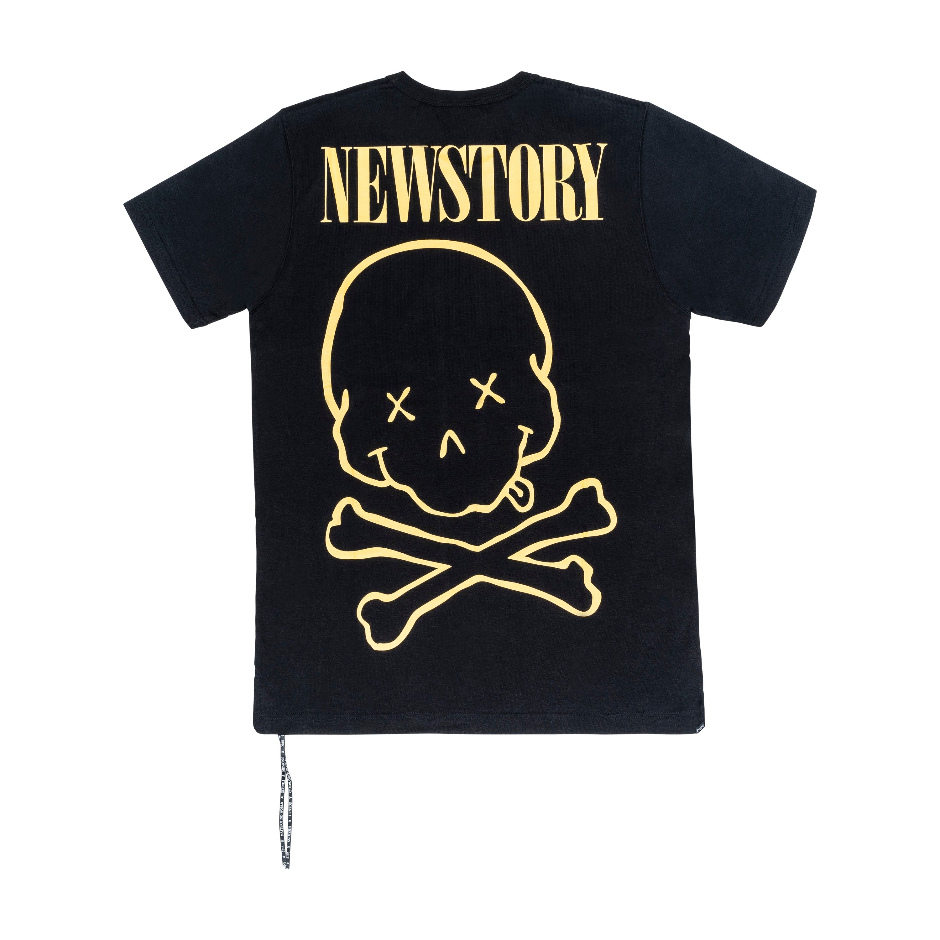 NEWSTORY T-SHIRT, BLACK
