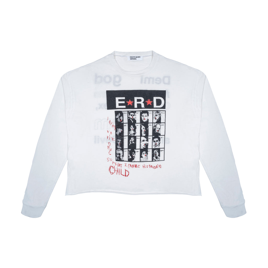 ERD - PRAY TO THE DEVIL LS, WHITE - M | #size_us M = jp 2 = eu 48