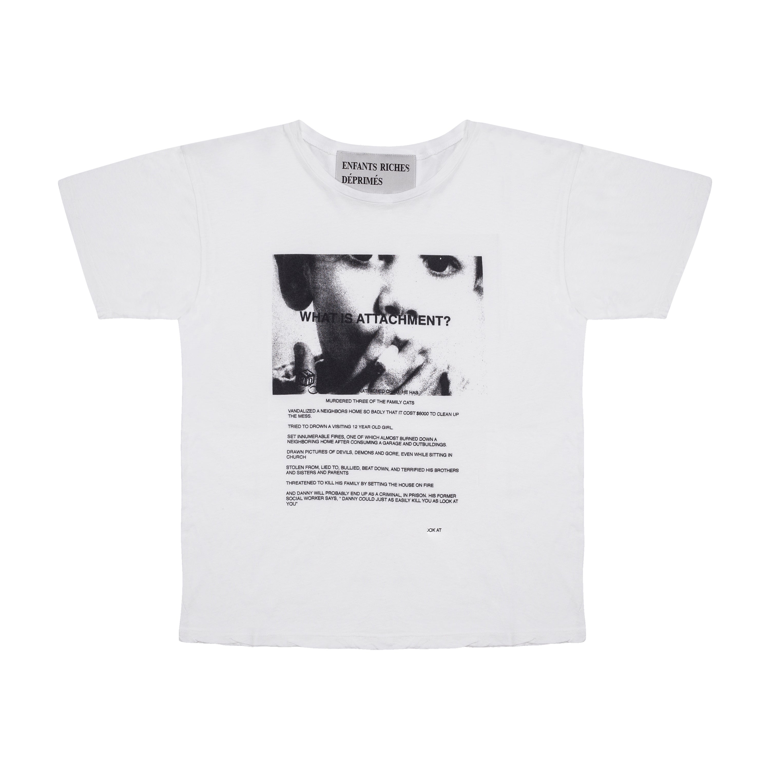 ERD - ATTACHMENT TEE, WHITE  - S | #size_us S  = jp 1 = eu 46