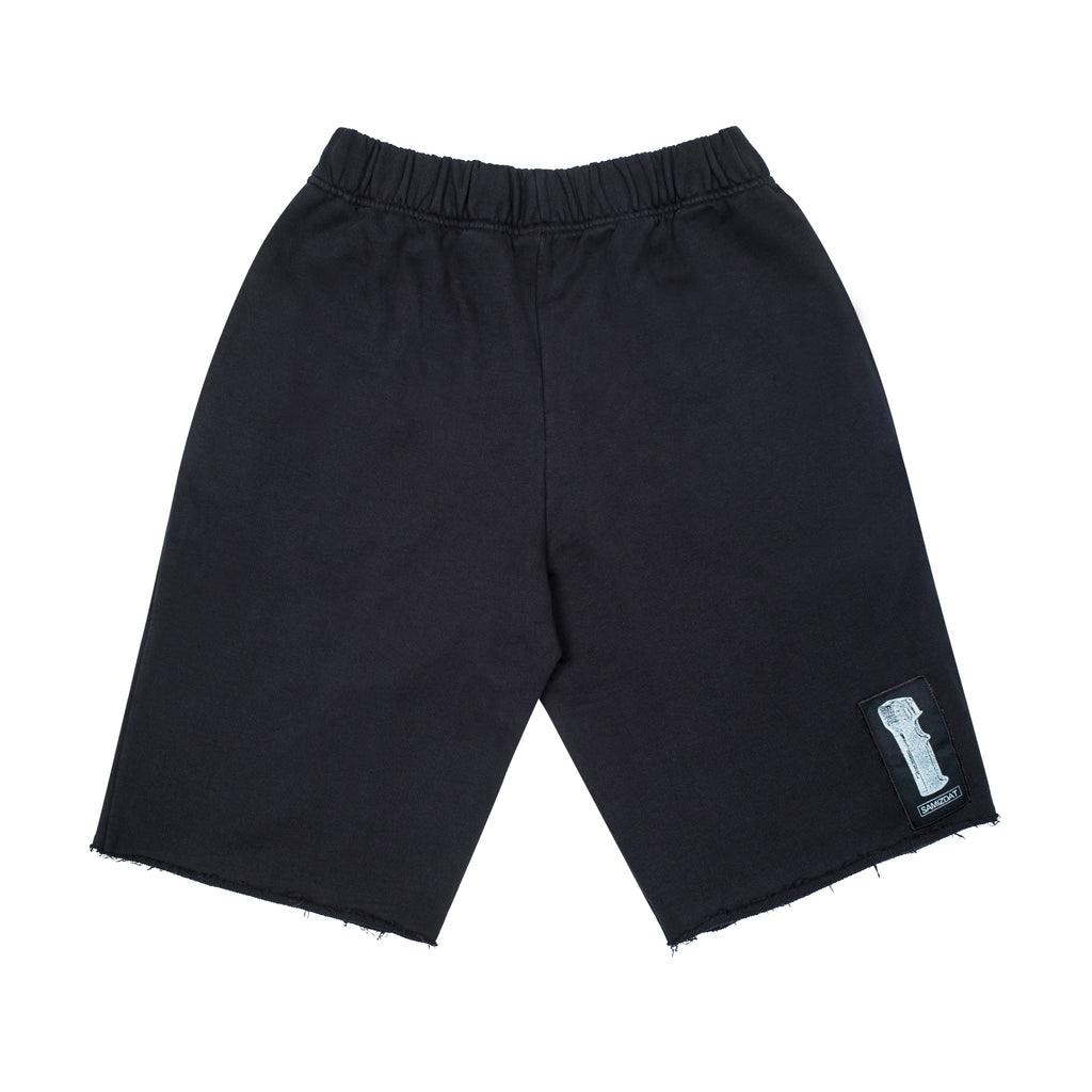 SWEAT SHORTS, BLACK