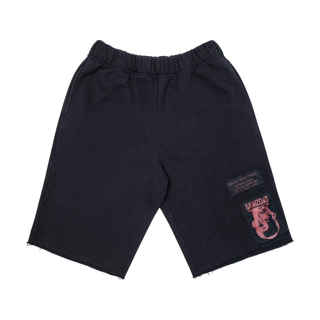 SAMIZDAT - SWEAT SHORTS, BLACK - S | #size_us S  = jp 1 = eu 46