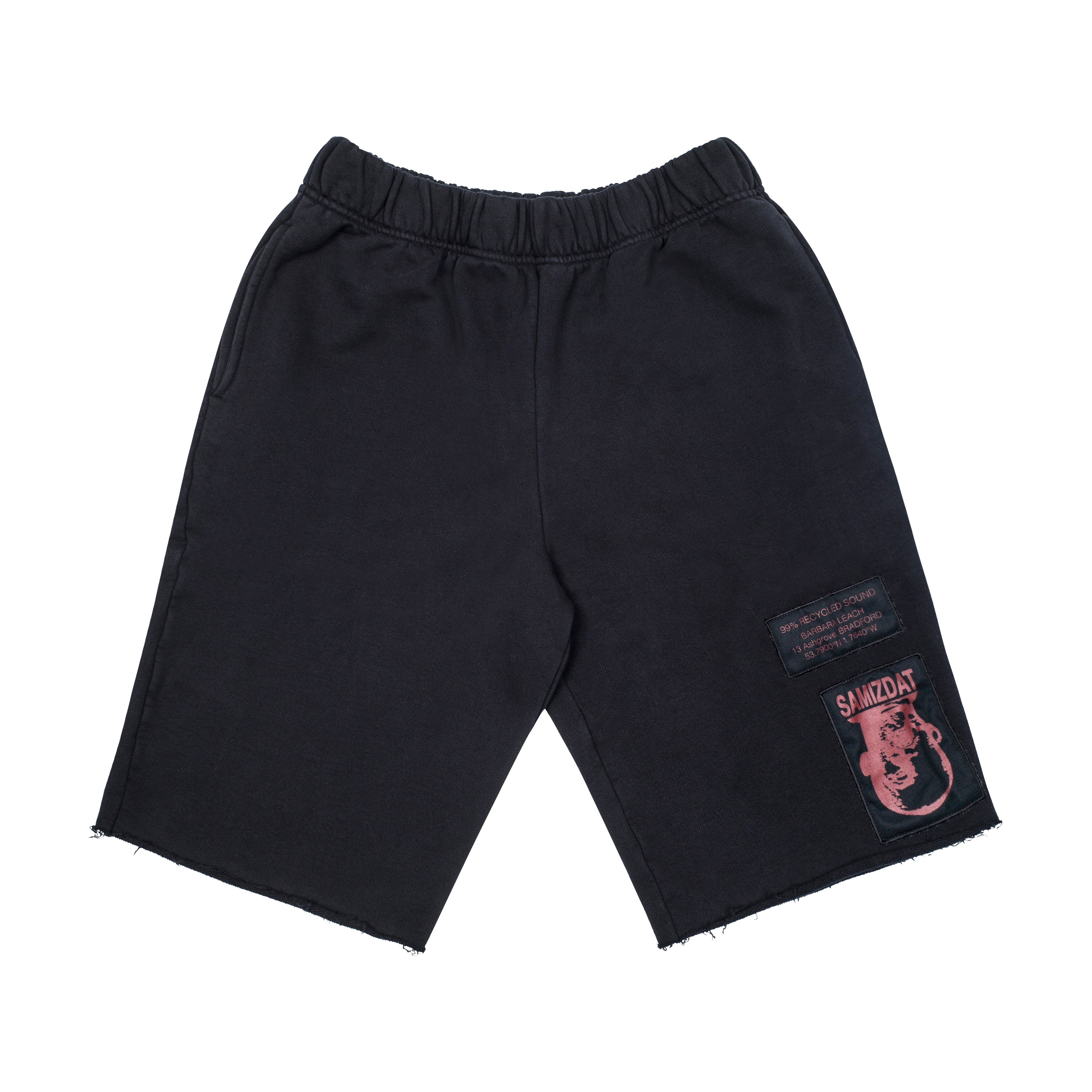 SAMIZDAT - SWEAT SHORTS, BLACK - S | #size_us S  = jp 1 = eu 46