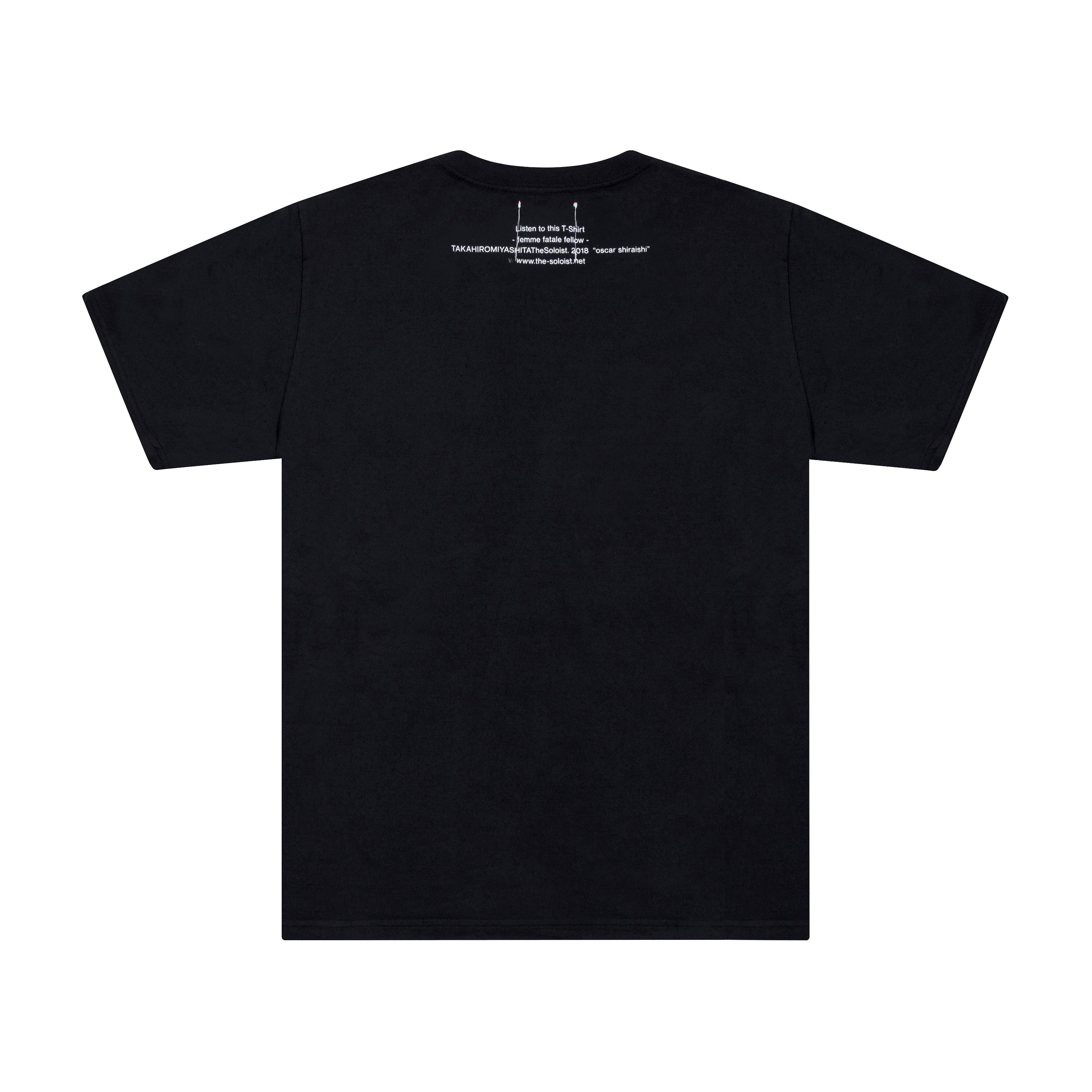 OSCAR SHIRAISHI T-SHIRT, BLACK