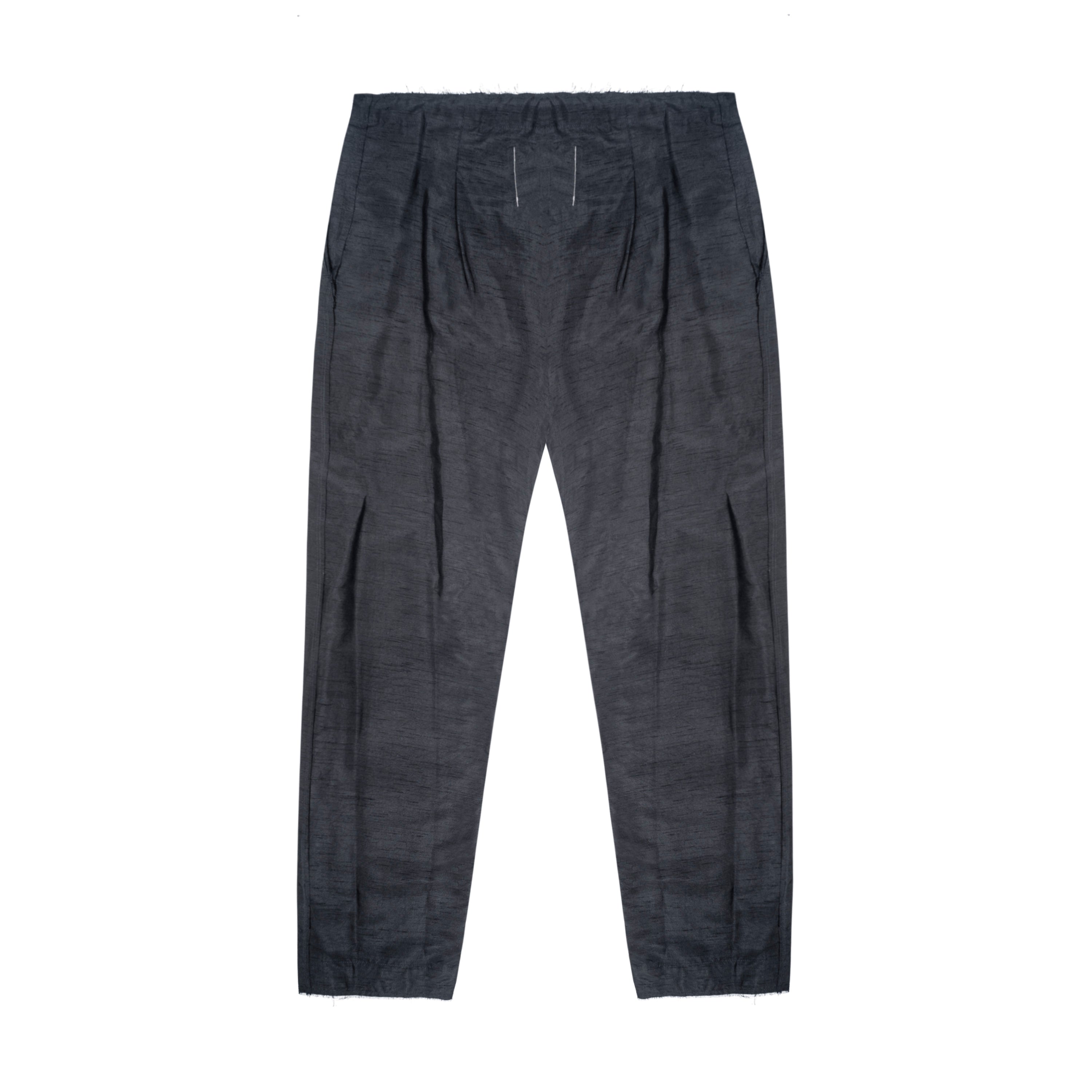 DROP CROTCH PANTS, BLACK