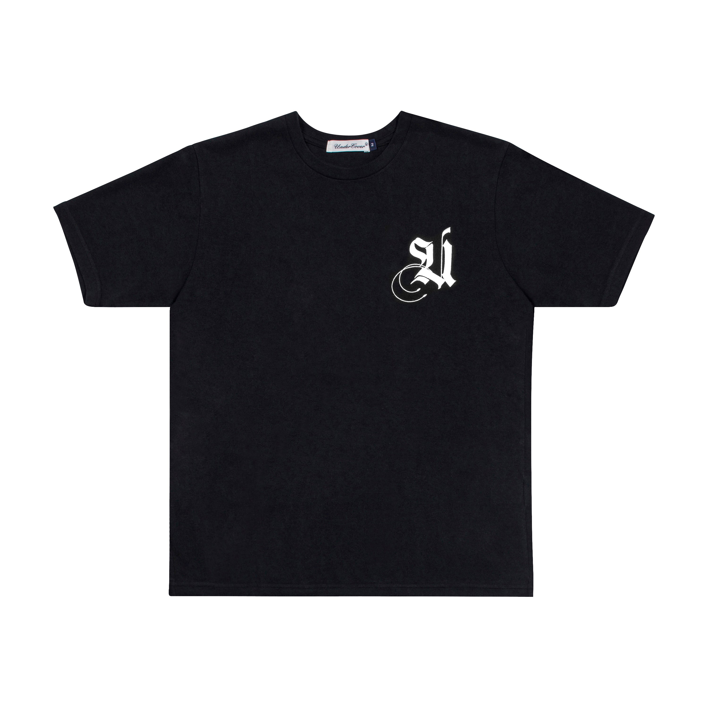 UNDERCOVER - LOGO TS, BLACK - 1 | #size_us S  = jp 1 = eu 46