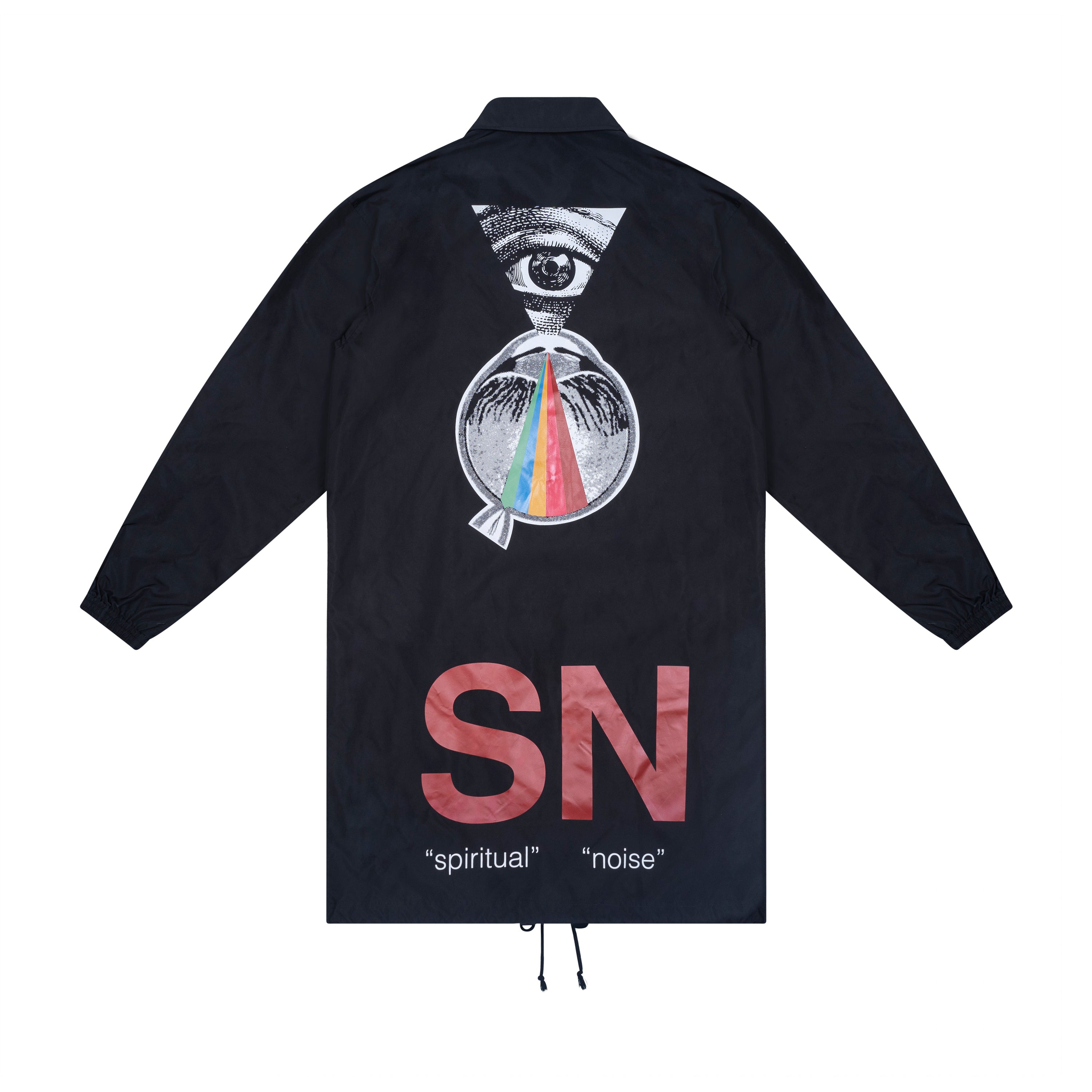 SPIRITUAL NOISE COAT, BLACK
