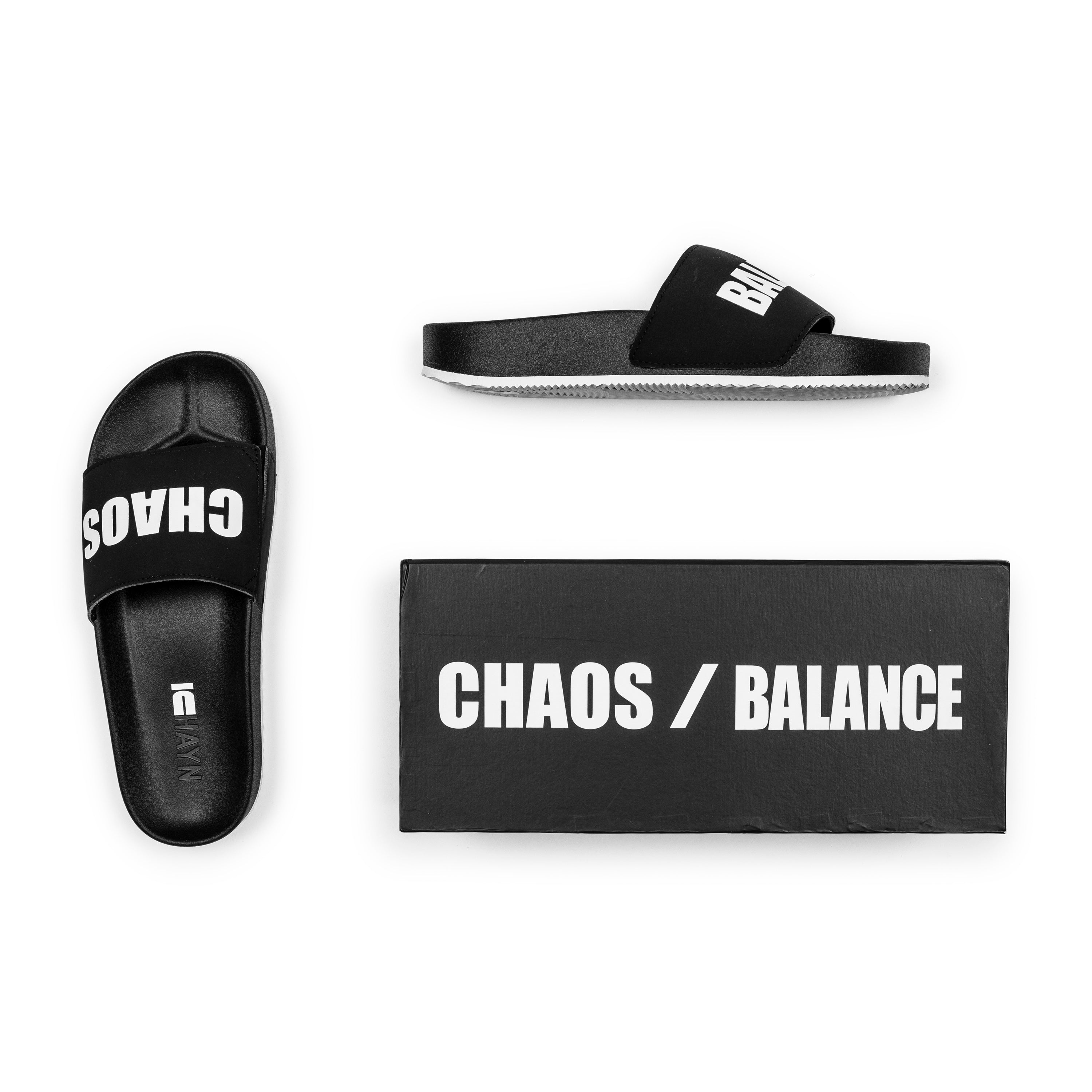 CHAOS / BALANCE SLIDES, BLACK