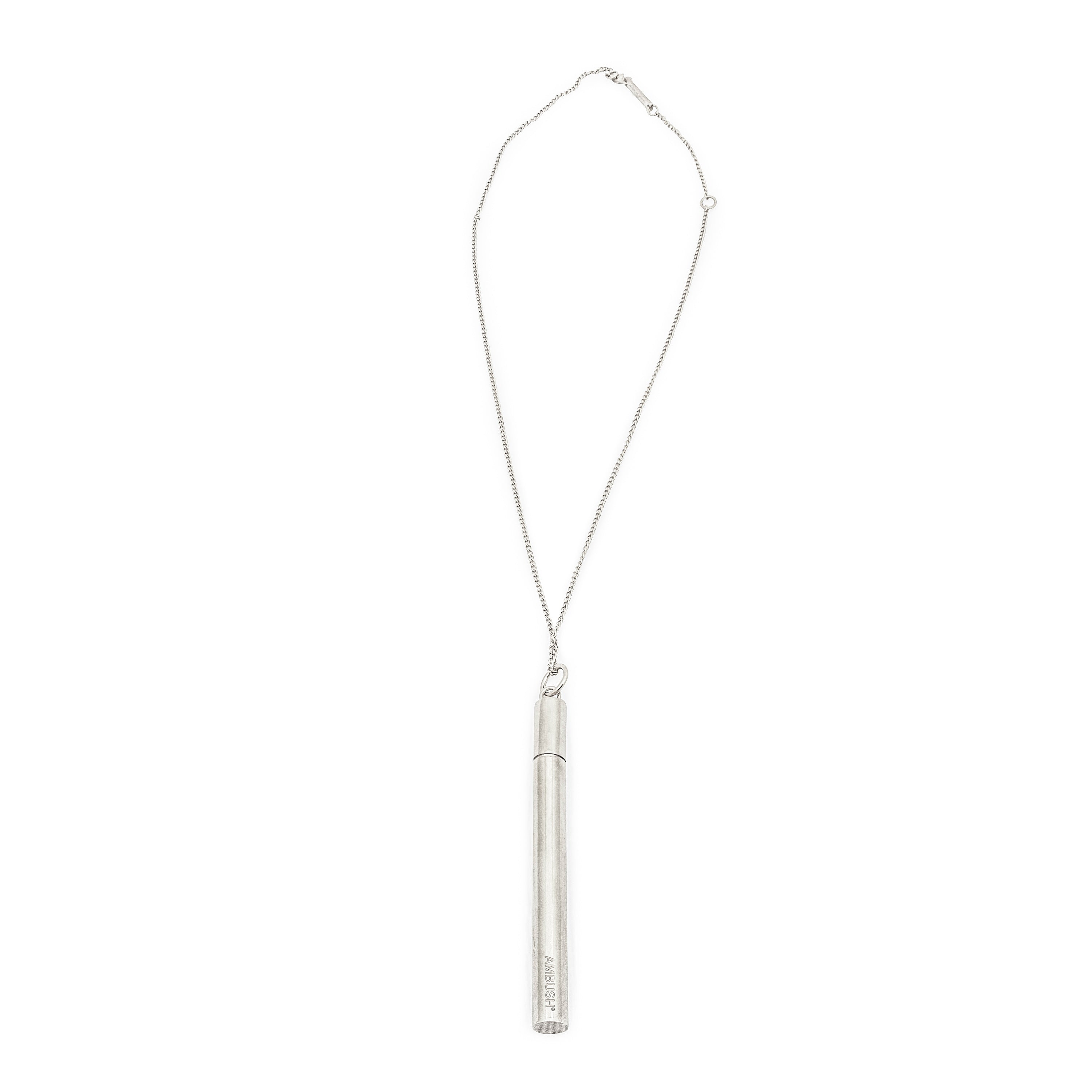 AMBUSH - SSS CIG CASE NECKLACE, SILVER - OS | #size_One Size fits all