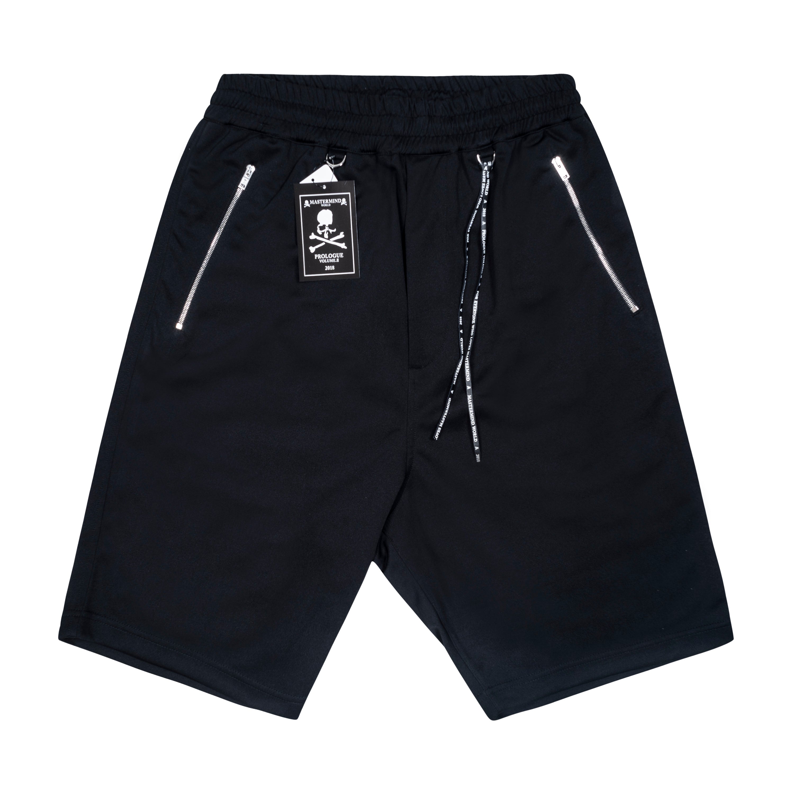 MASTERMIND - SKULL LOGO SHORTS, BLACK - M | #size_us M = jp 2 = eu 48