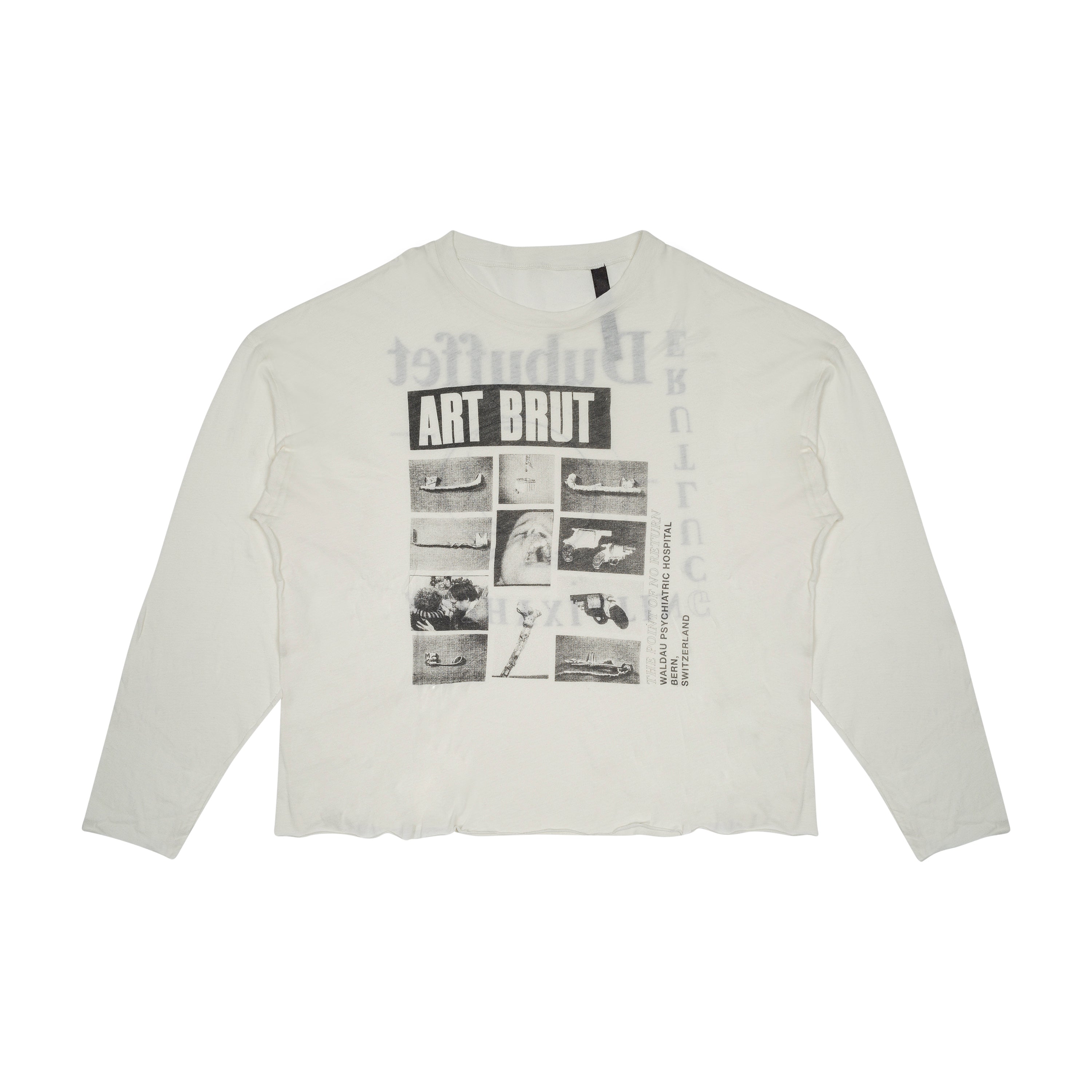 ERD - ART BRUT LS, WHITE - M | #size_us M = jp 2 = eu 48