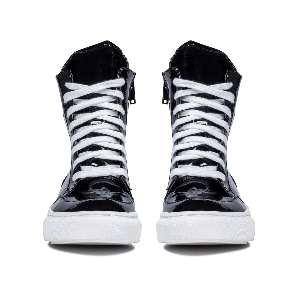 D by D, High-Top Sneakers,black