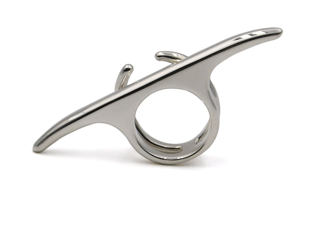 Liquid Multi Finger Ring, Silver - M | #size_us M = jp 2 = eu 48