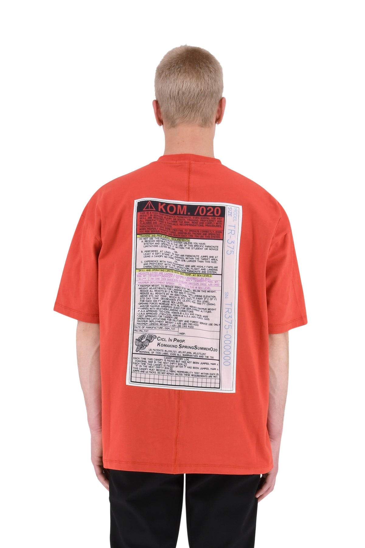 Loose Fit T-Shirt, Orange