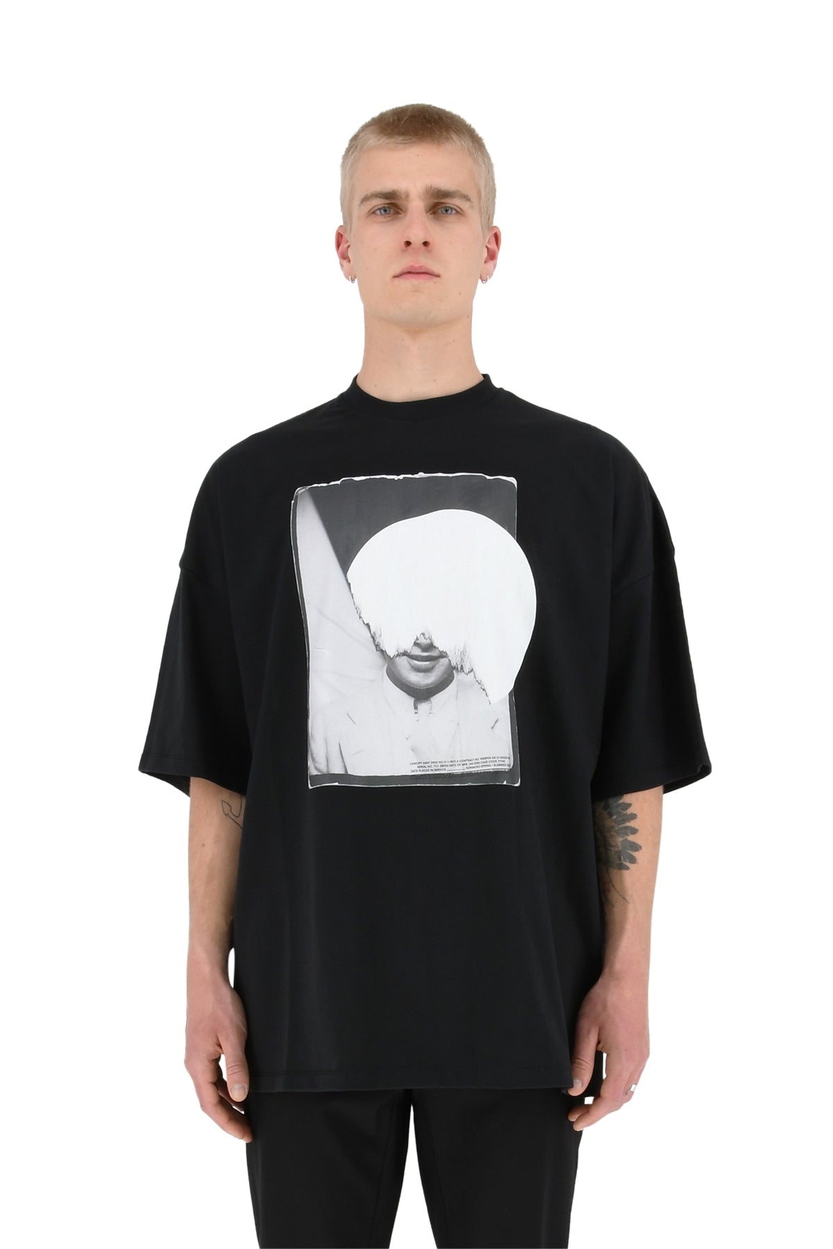 Oversized Fit T-Shirt, Black - L | #size_us L  = jp 3 = eu 50