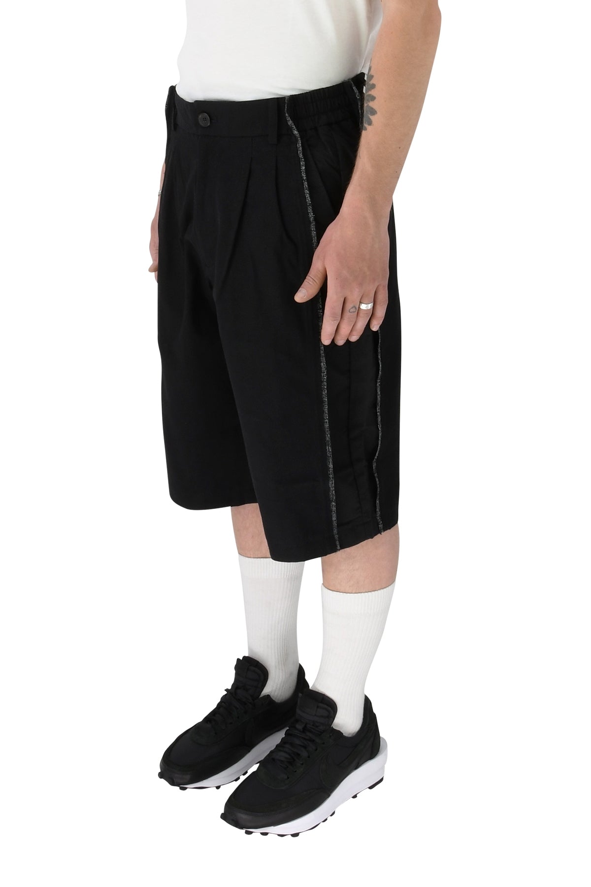 Mixed Tailored Shorts, Black