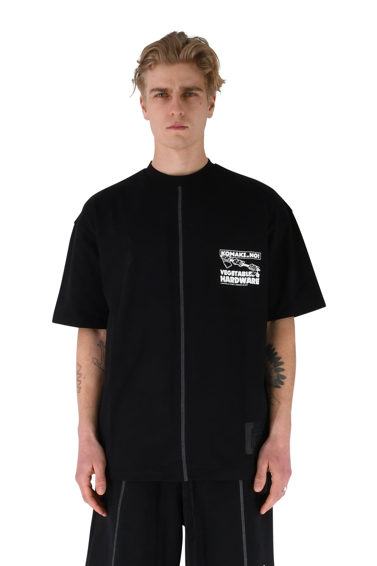 Guiding Logo T-Shirt, Black  - L | #size_us L  = jp 3 = eu 50