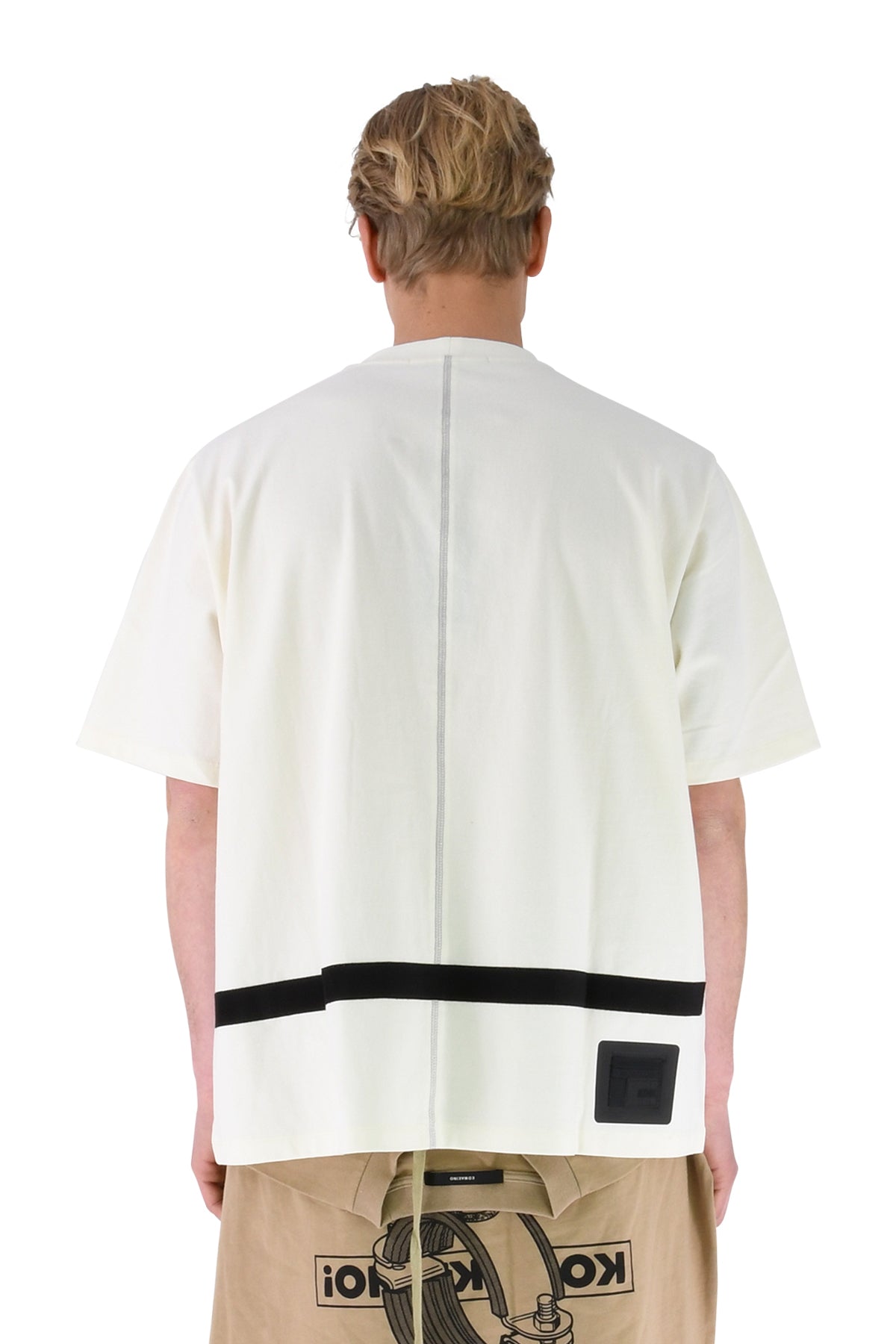Hole Punch Logo T-Shirt, White