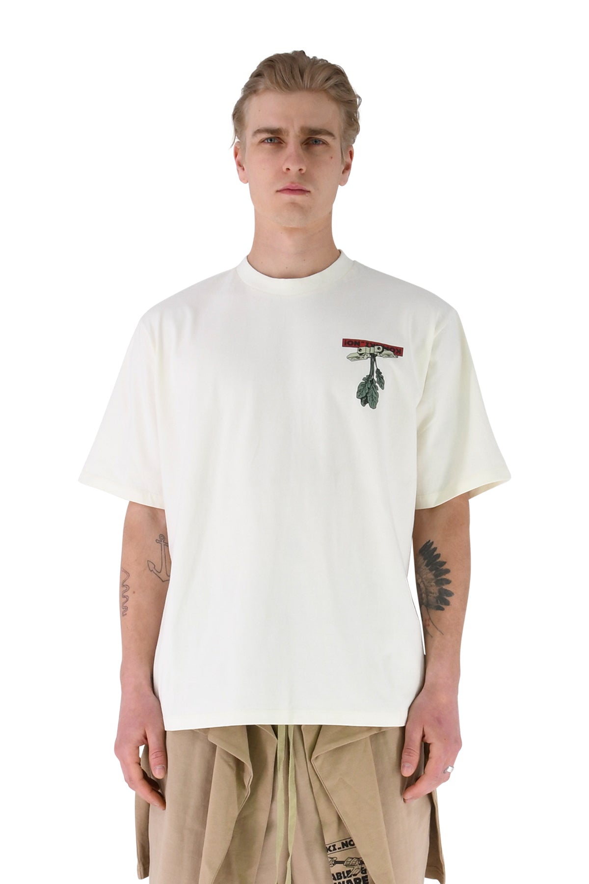 Sound Absorber T-Shirt, White  - M | #size_us M = jp 2 = eu 48