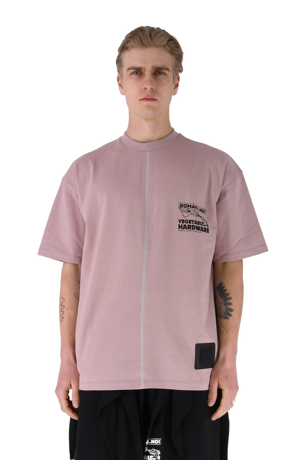 Guiding Logo T-Shirt, Pink  - L | #size_us L  = jp 3 = eu 50