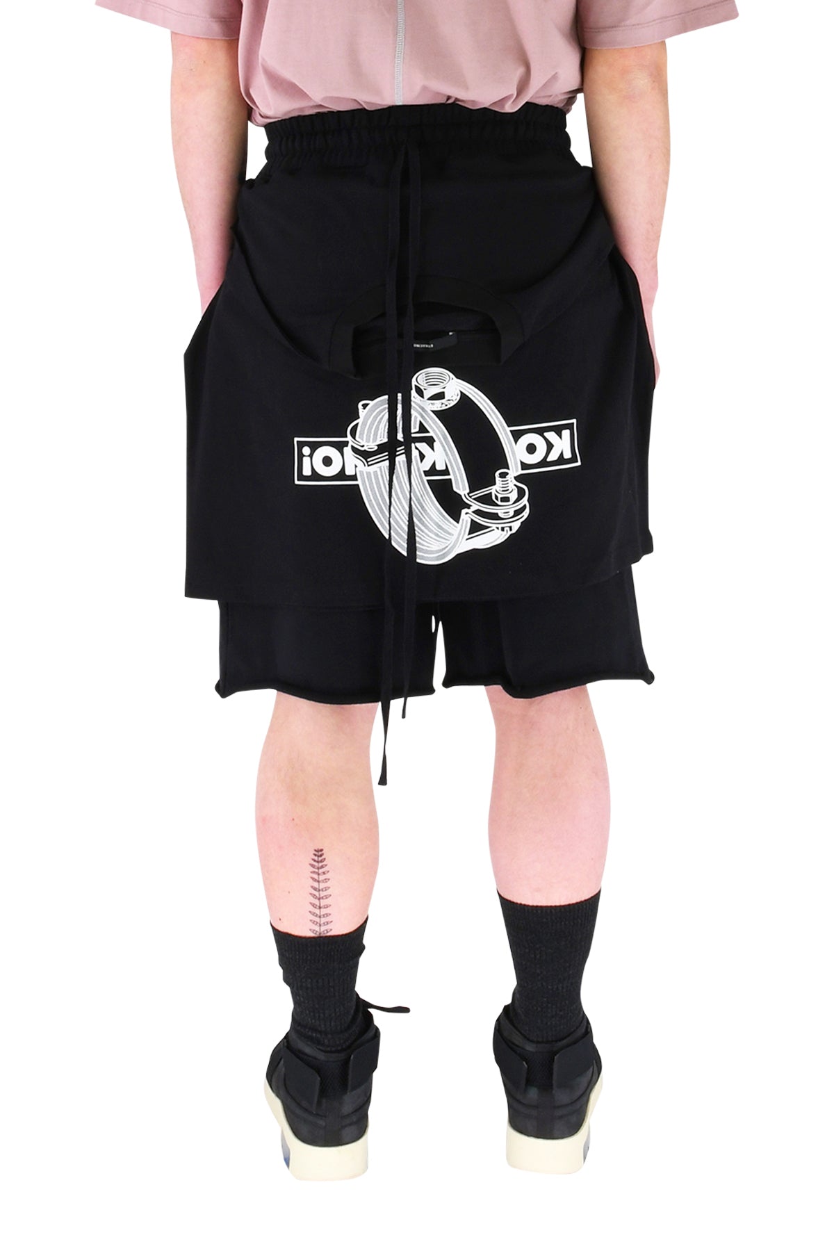 Stabil Reversible Shorts, Black
