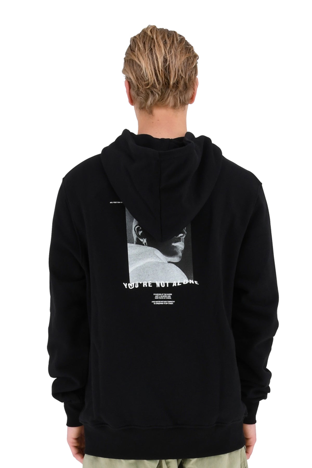 Neso Portrait Hoodie, Black/Red