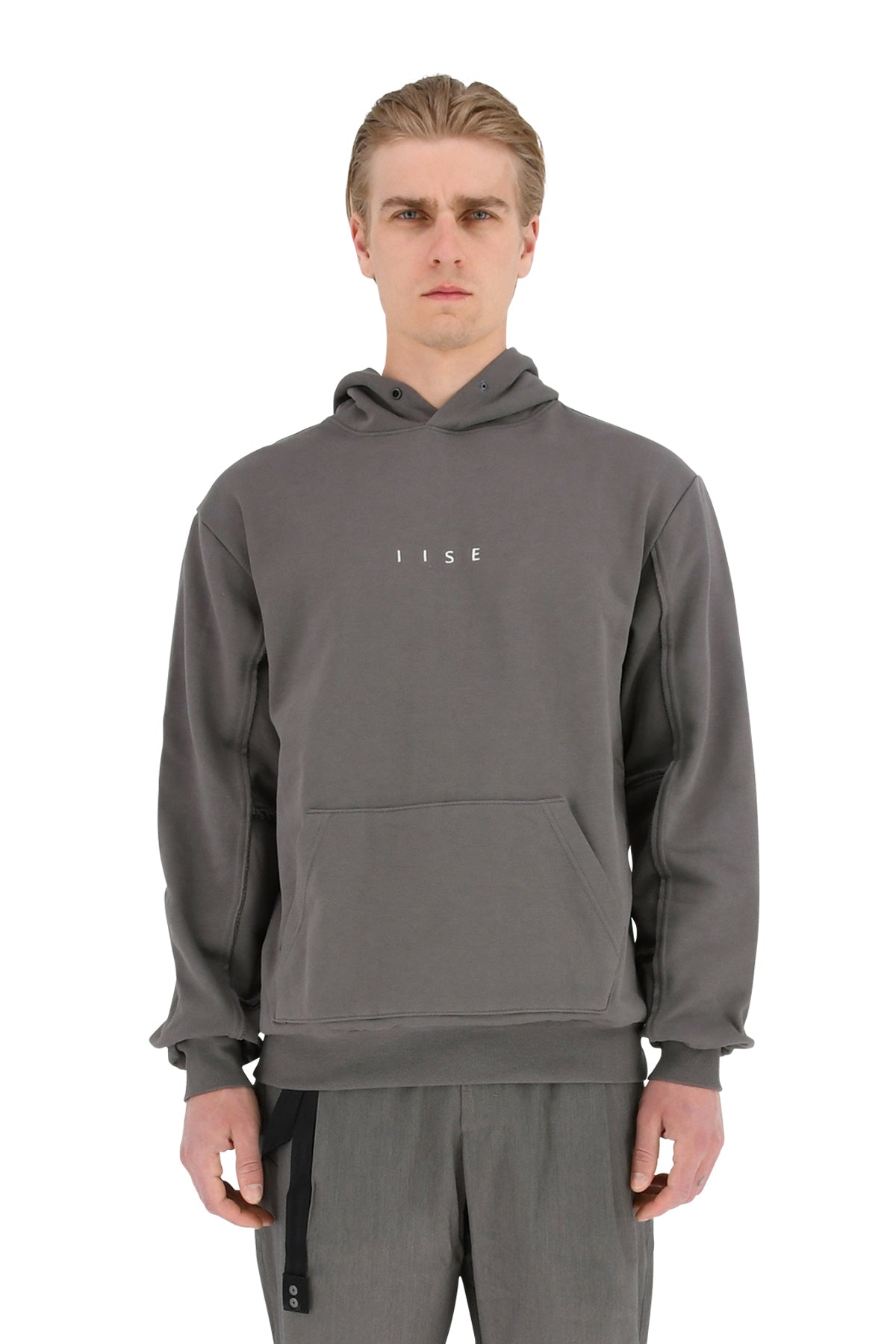 Logo Panel Hoodie, Stone - M | #size_us M = jp 2 = eu 48
