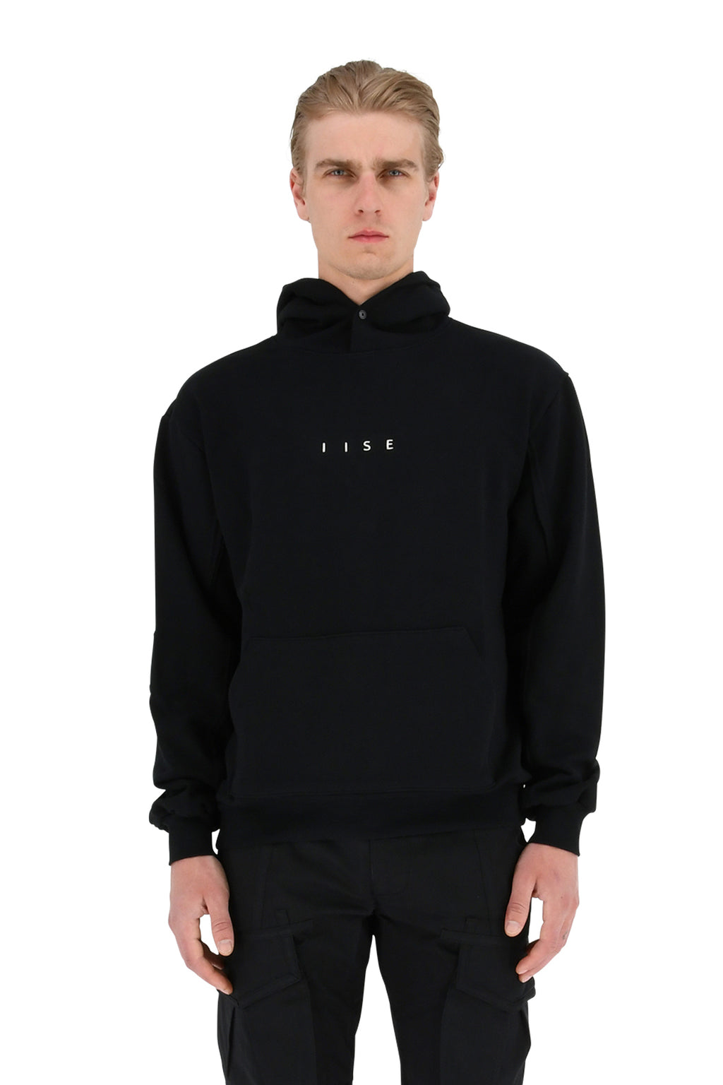 Logo Panel Hoodie, Black - M | #size_us M = jp 2 = eu 48