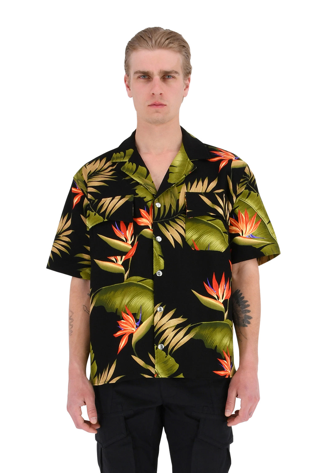 Snap Hawaiian Shirt - M | #size_us M = jp 2 = eu 48