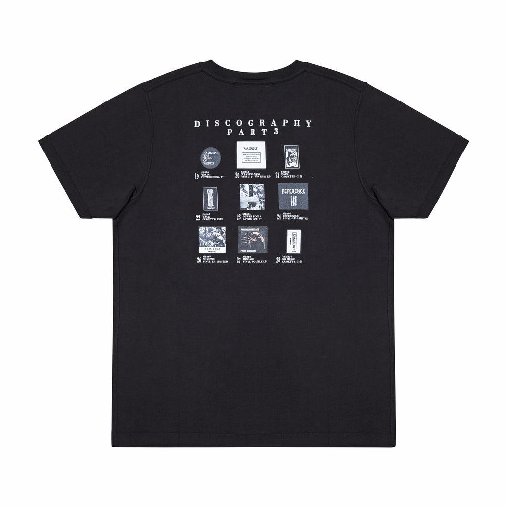 DISCOGRAPHY T-SHIRT, BLACK