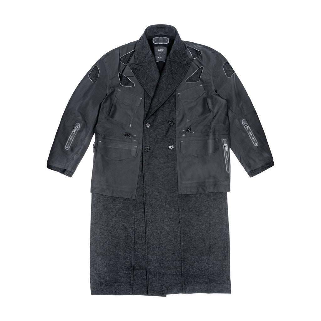 YANG LI - KTC COAT, BLACK - 48 | #size_us M = jp 2 = eu 48