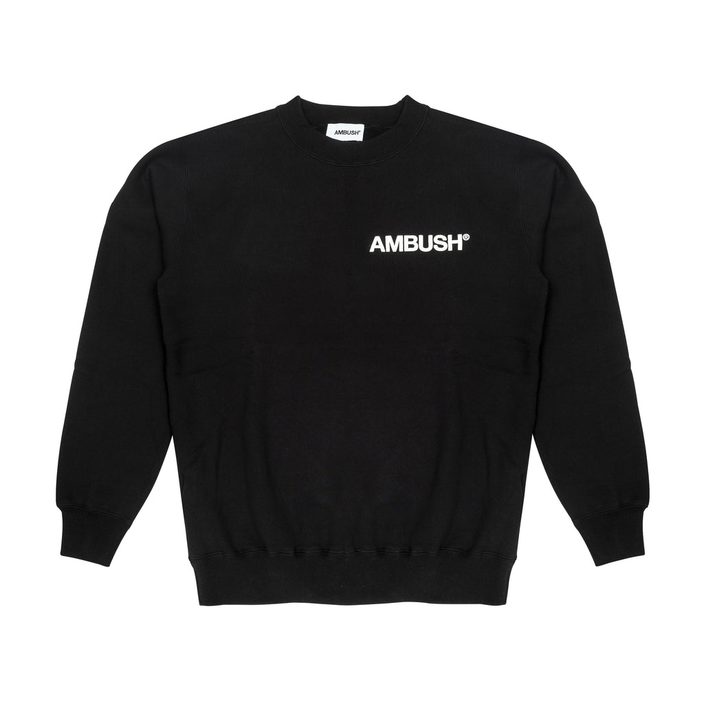 AMBUSH - LOGO SWEATER, BLACK, 1 | #size_us S  = jp 1 = eu 46