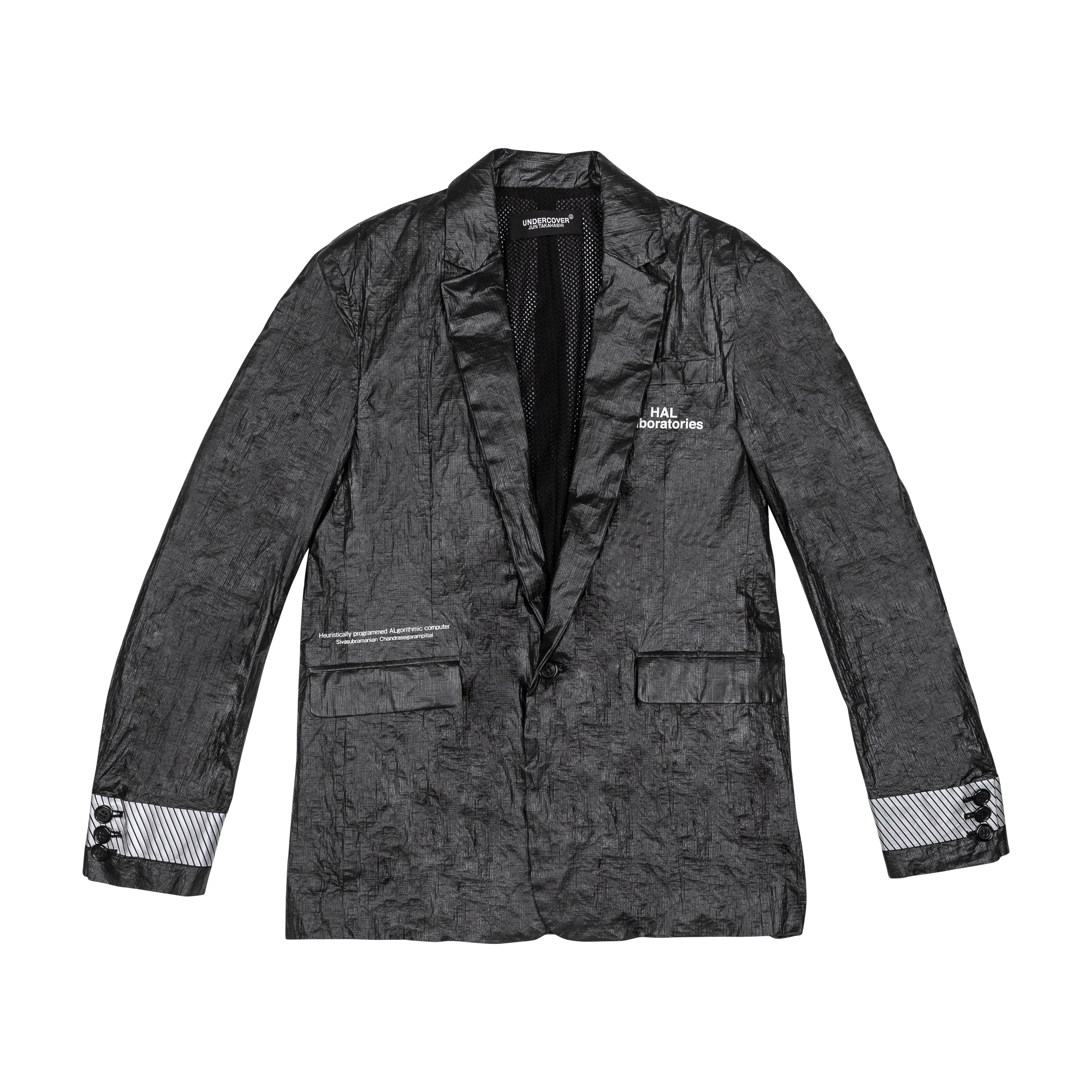 UNDERCOVER - COATED JACKET, BLACK - 2 | #size_us M = jp 2 = eu 48