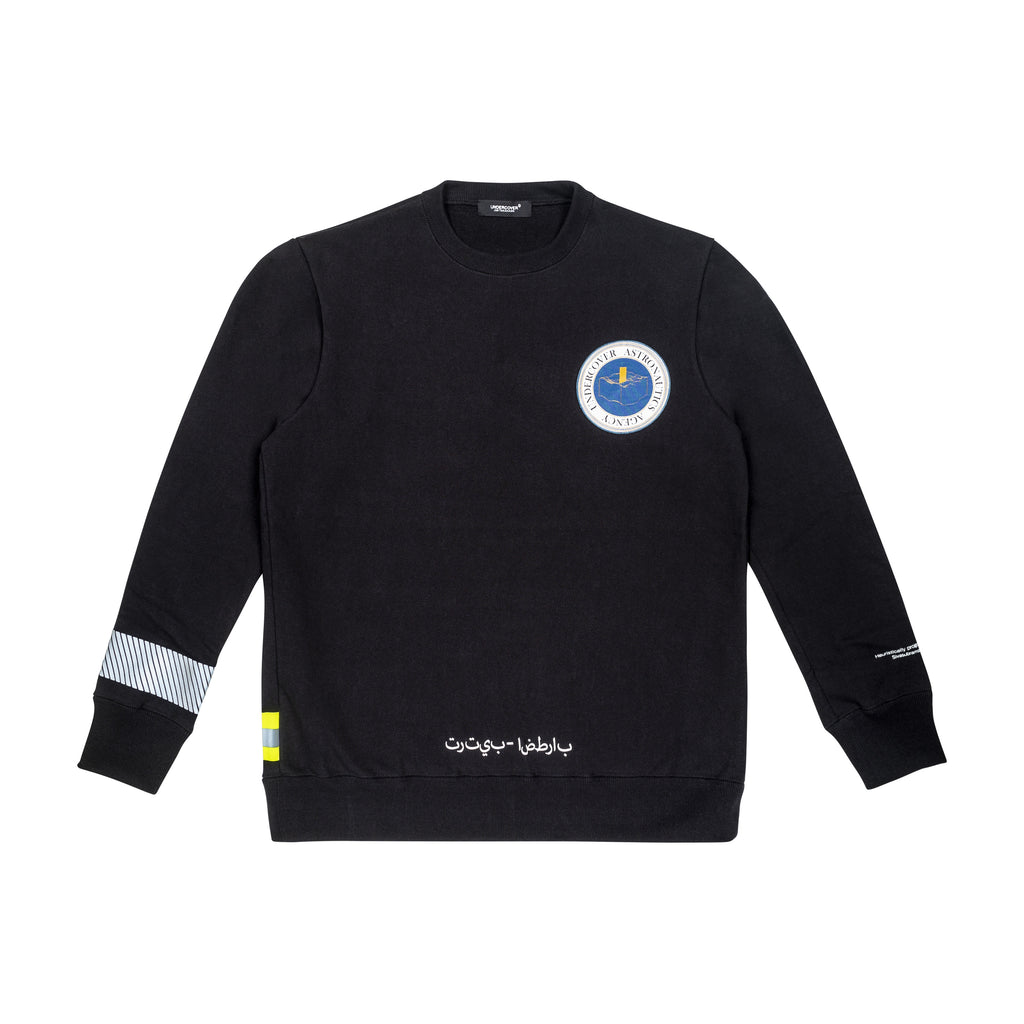 UNDERCOVER - ASTRONAUTICS SWEAT, BLACK - 2 | #size_us M = jp 2 = eu 48