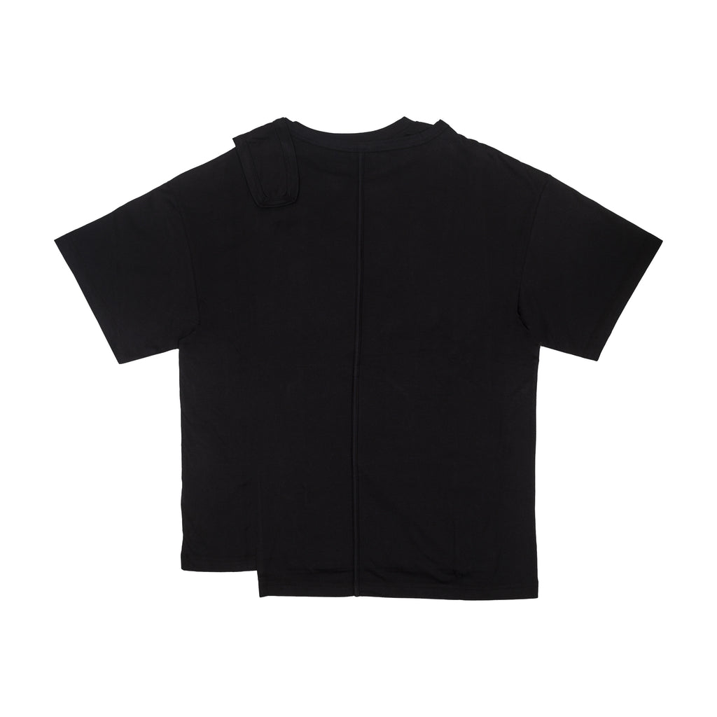 LAYERED T-SHIRT, BLACK