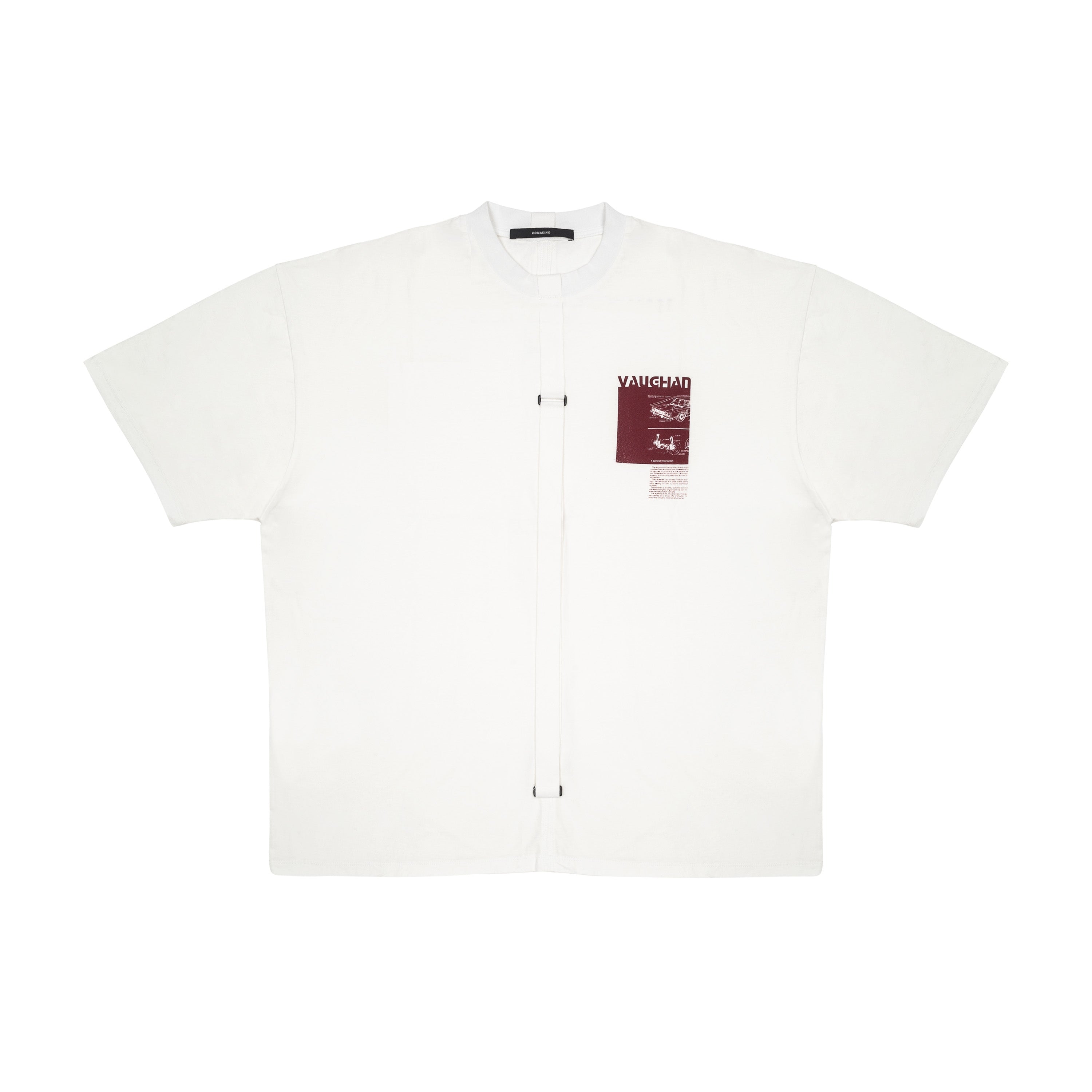 KOMAKINO - VAUGHAN T-SHIRT, WHITE - S | #size_us S  = jp 1 = eu 46