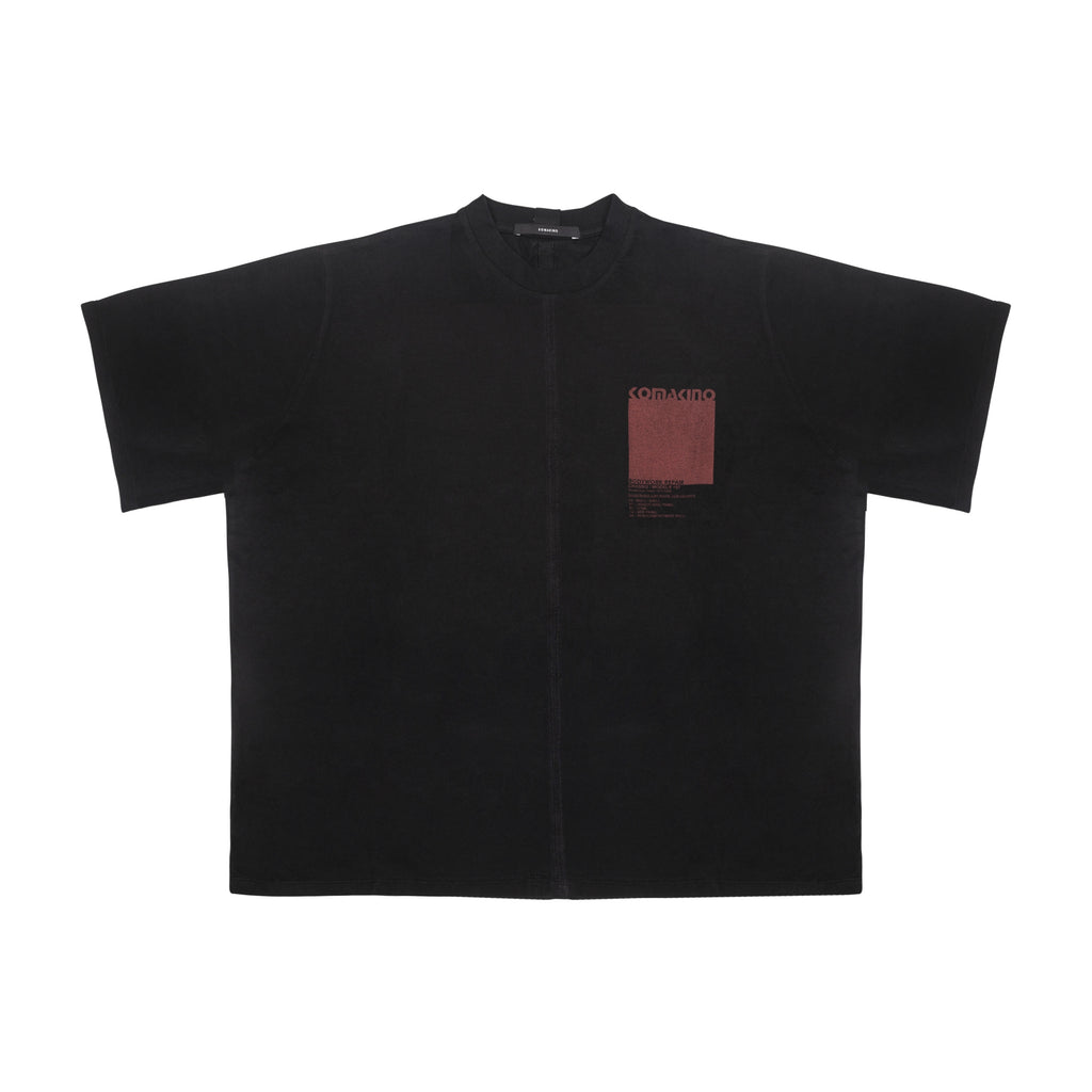 KOMAKINO - BODYWORK REPAIR T-SHIRT, BLACK - S | #size_us S  = jp 1 = eu 46