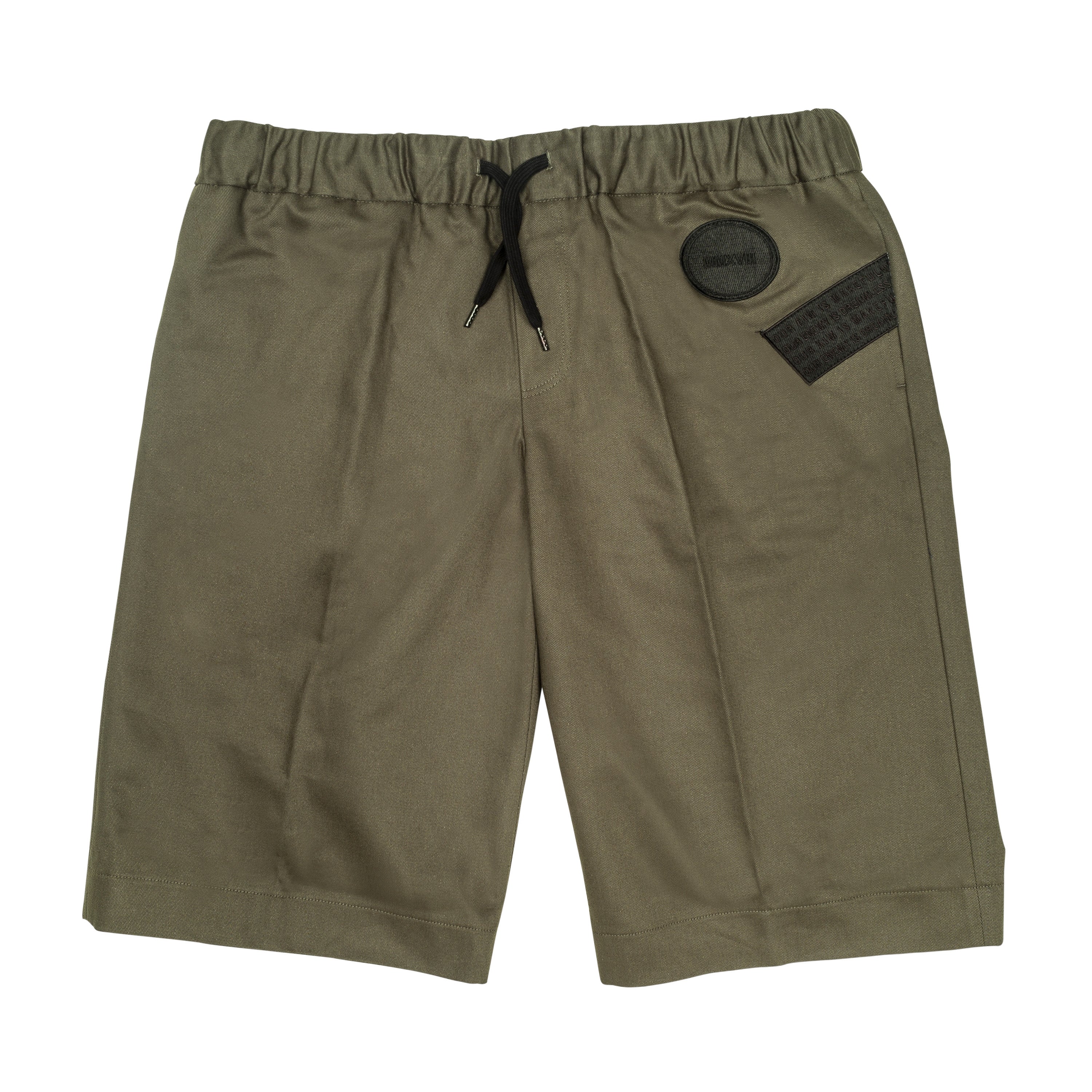 YANG LI - DRAWSTRING SHORTS, KHAKI - 48 | #size_us M = jp 2 = eu 48