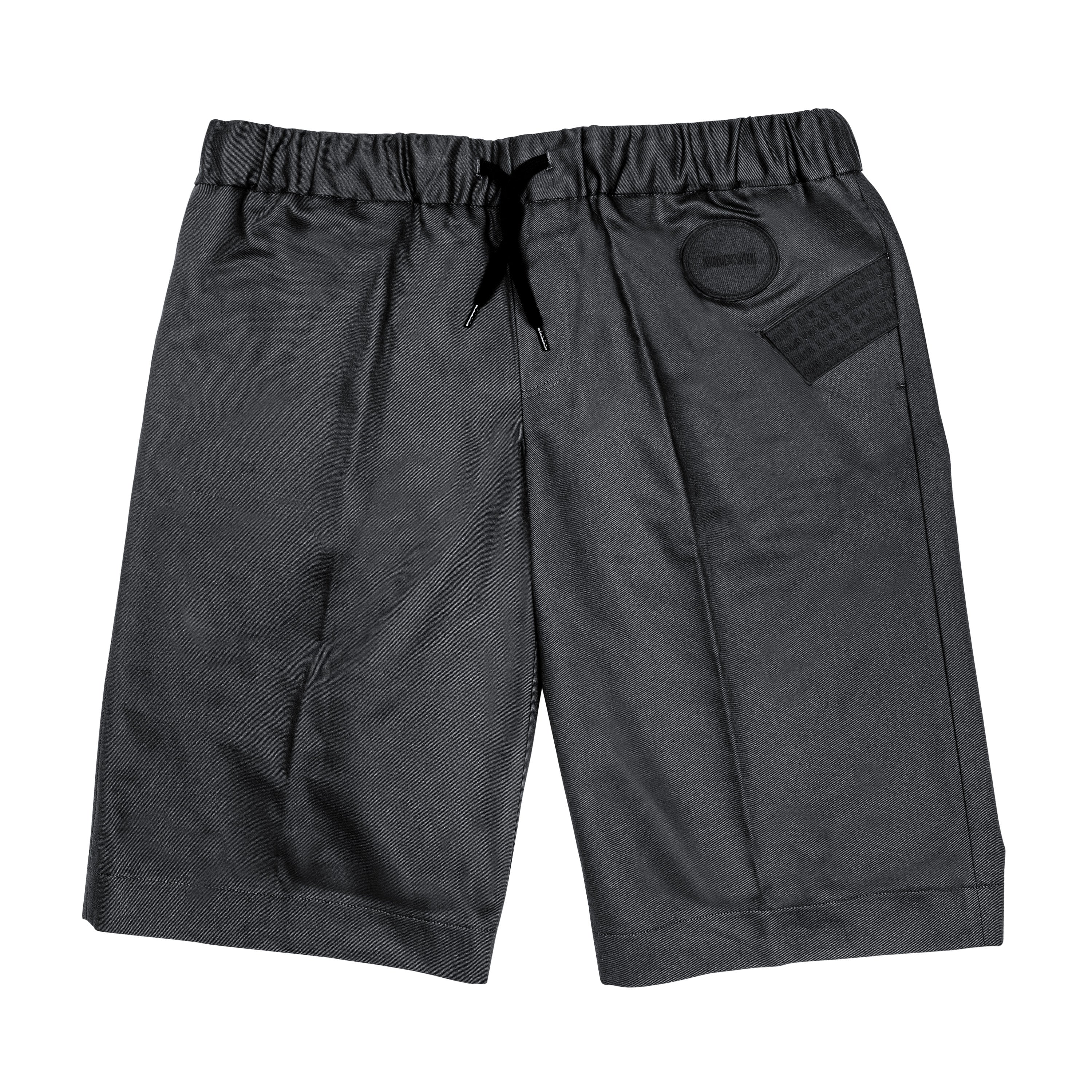 YANG LI - DRAWSTRING SHORTS, BLACK - 48 | #size_us M = jp 2 = eu 48
