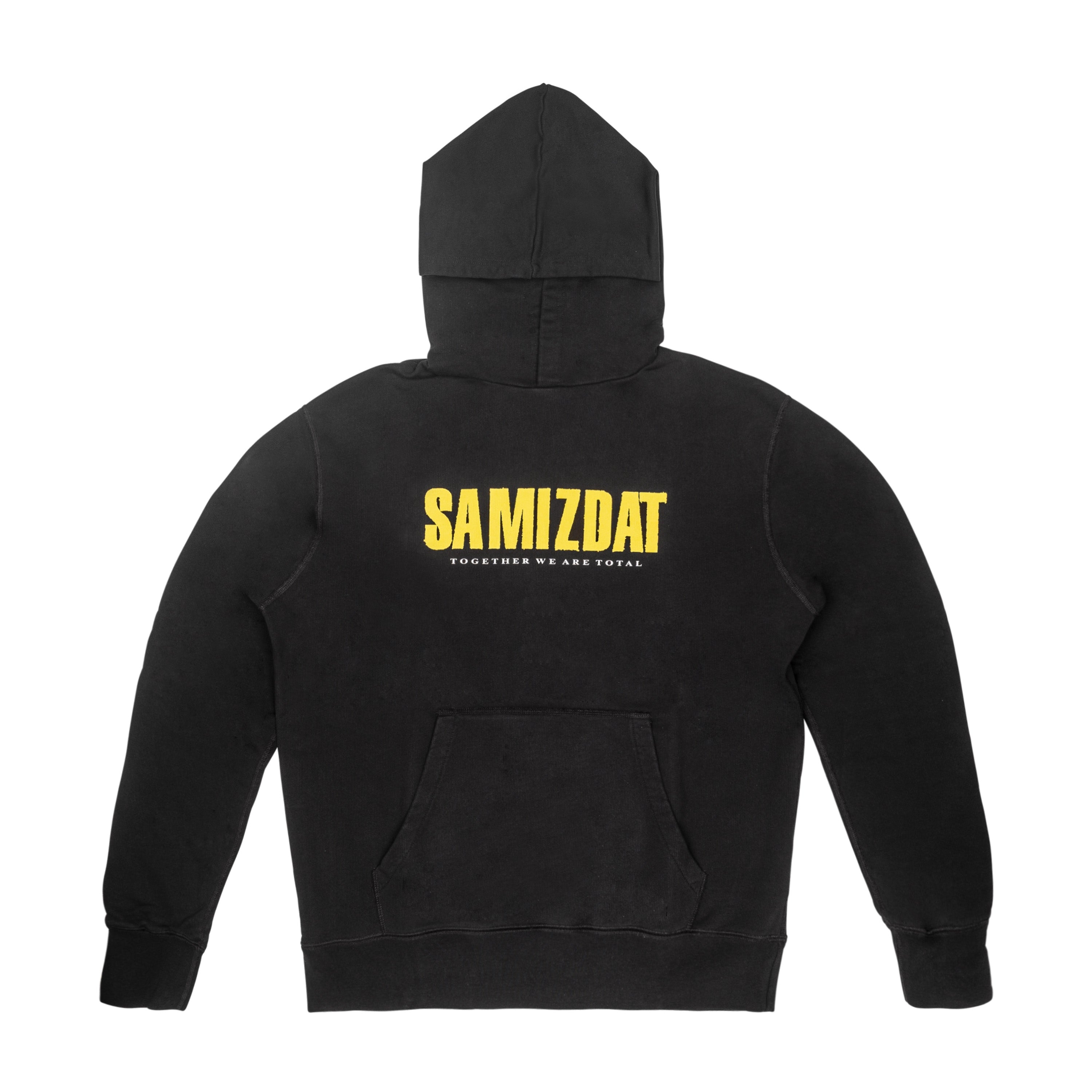 SAMIZDAT - TRIBE MANTRA HOODIE, BLACK - S | #size_us S  = jp 1 = eu 46