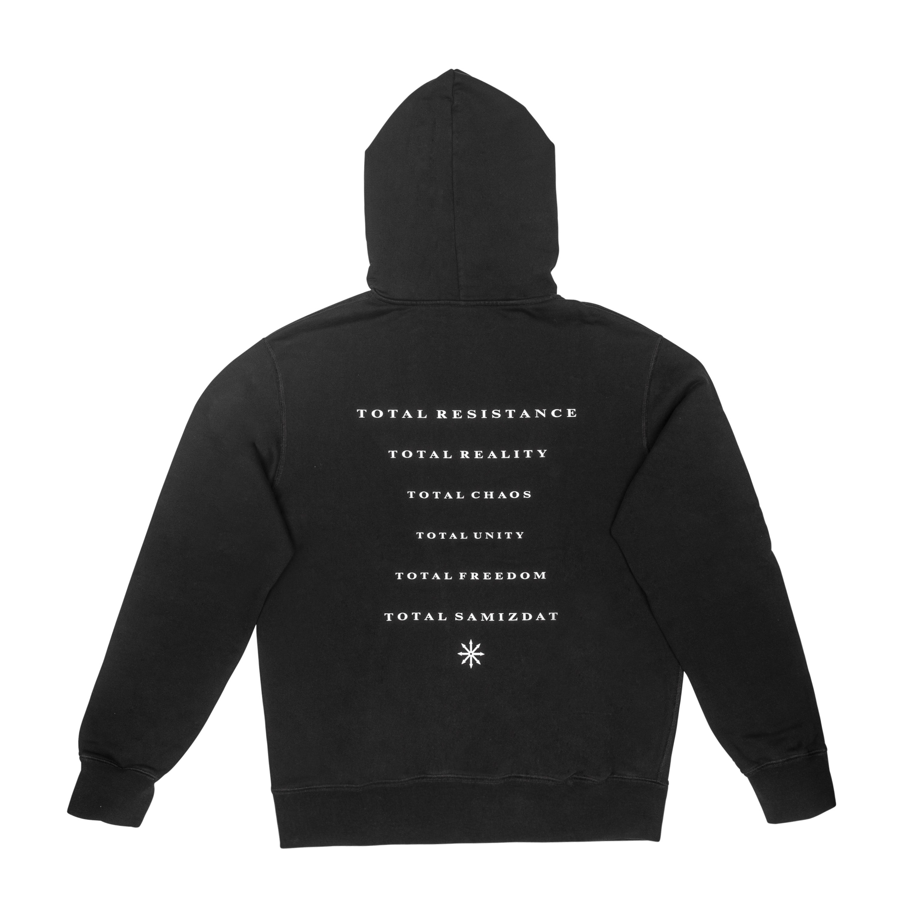 TRIBE MANTRA HOODIE, BLACK