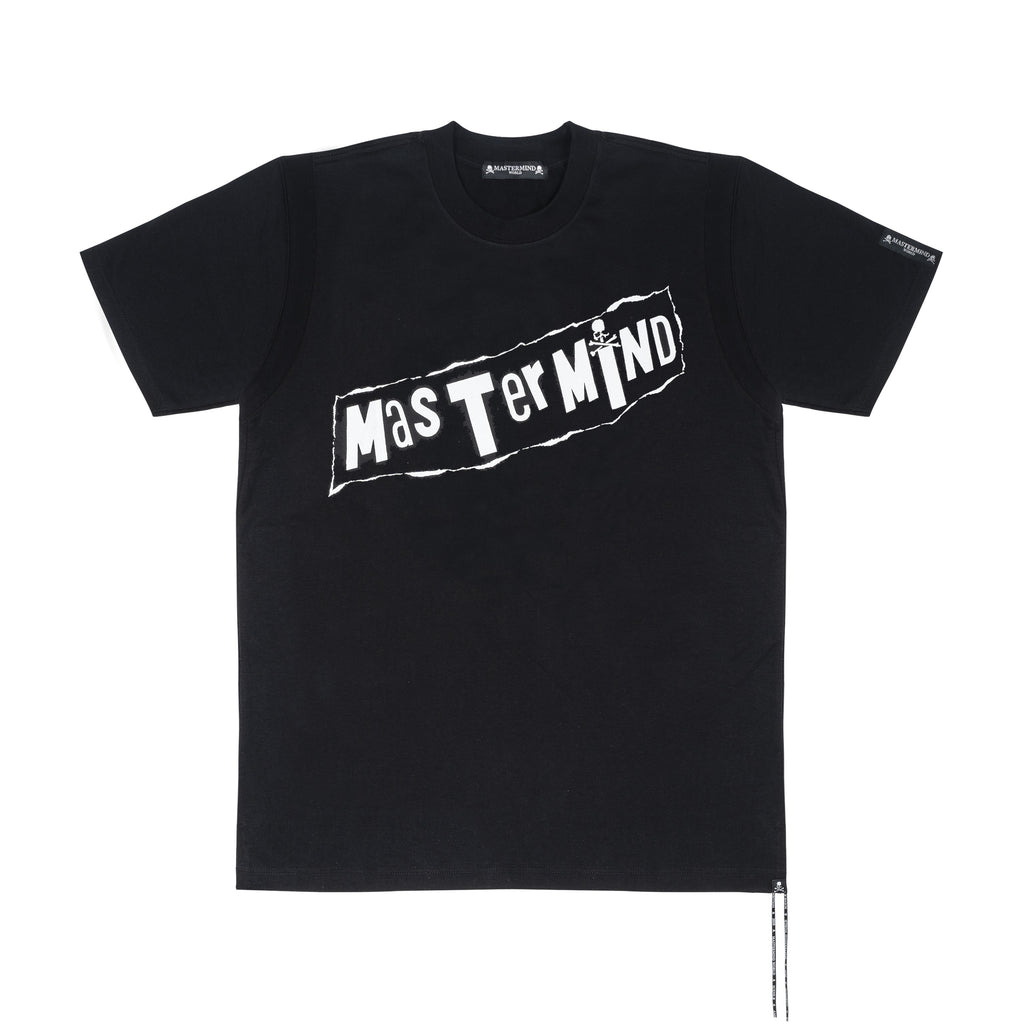 MASTERMIND - LETTERED T-SHIRT, BLACK - L | #size_us L  = jp 3 = eu 50